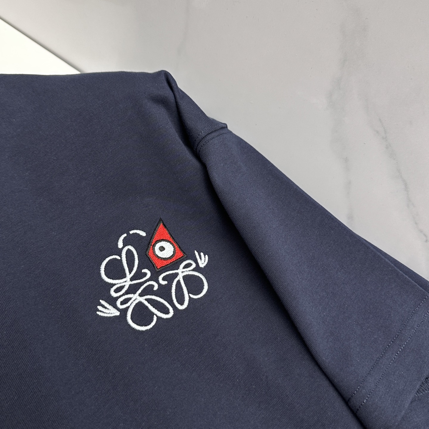 🆕LOEWE罗意威 新款首发专柜最新款短袖圆领T恤 高端订制官网同步 简约日常 胸前logo刺绣 高端长