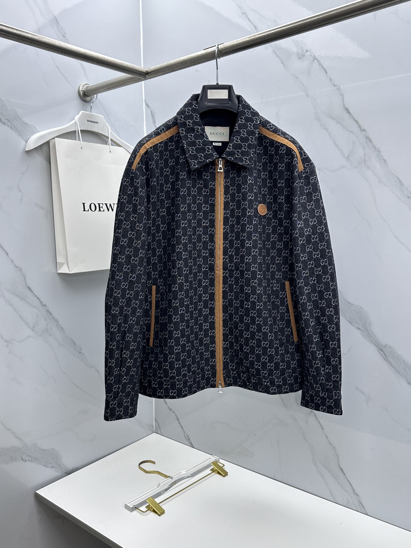🆕Gucci 古驰 2026ss春季新款夹克外套全高端版本！高定专柜面料辅料，透气舒适度高，细节无可挑剔