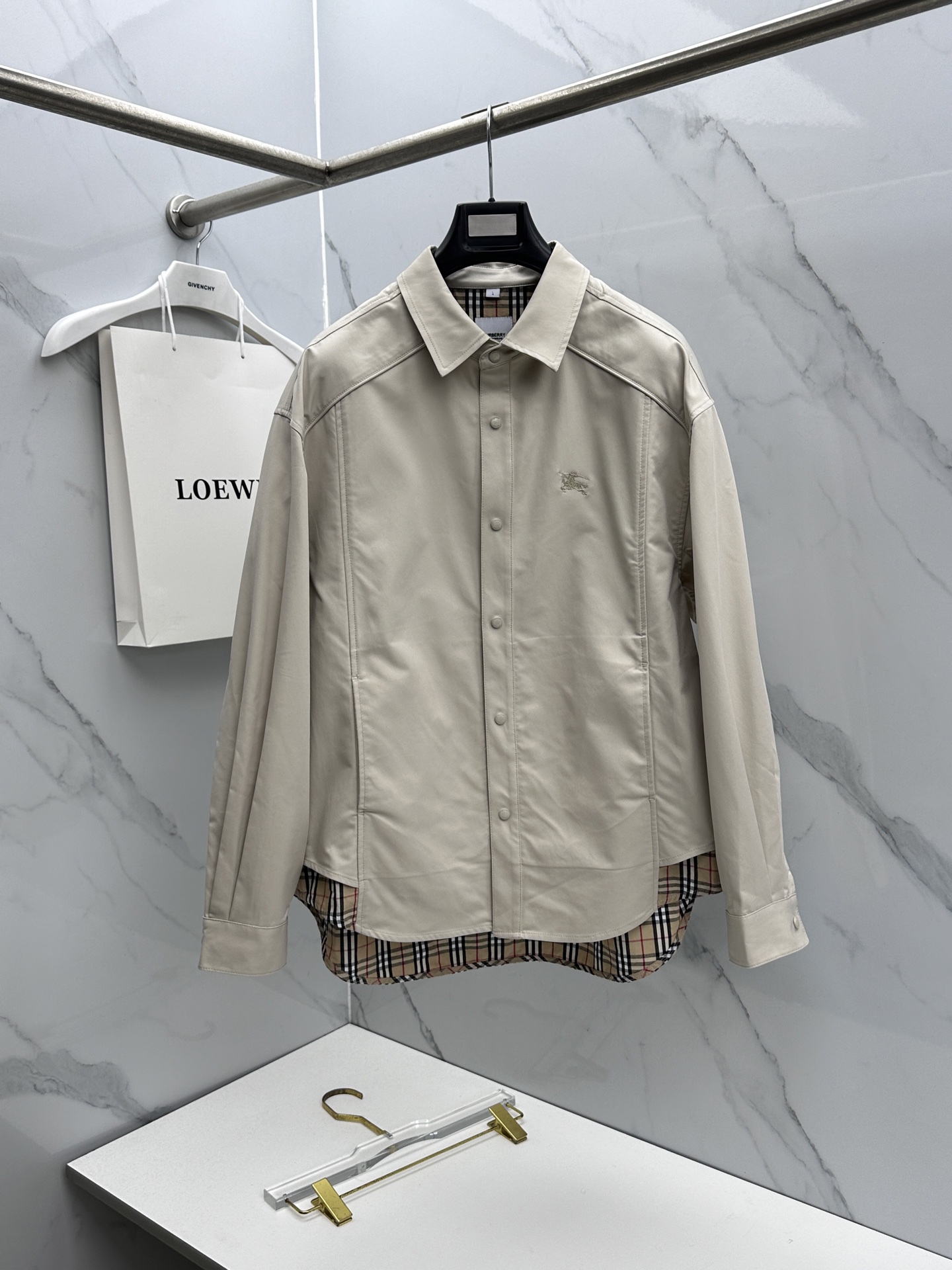 🆕Burberry 巴宝莉2026ss春季新款夹克外套全高端版本！高定专柜面料辅料，透气舒适度高，细节无