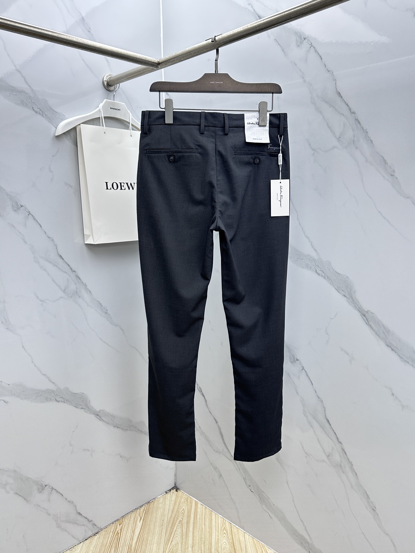 🆕Ferragamo菲拉格慕 26ss春夏新品休闲裤西裤，官网同步发售，裤身工艺设计，进口客供辅料、面料