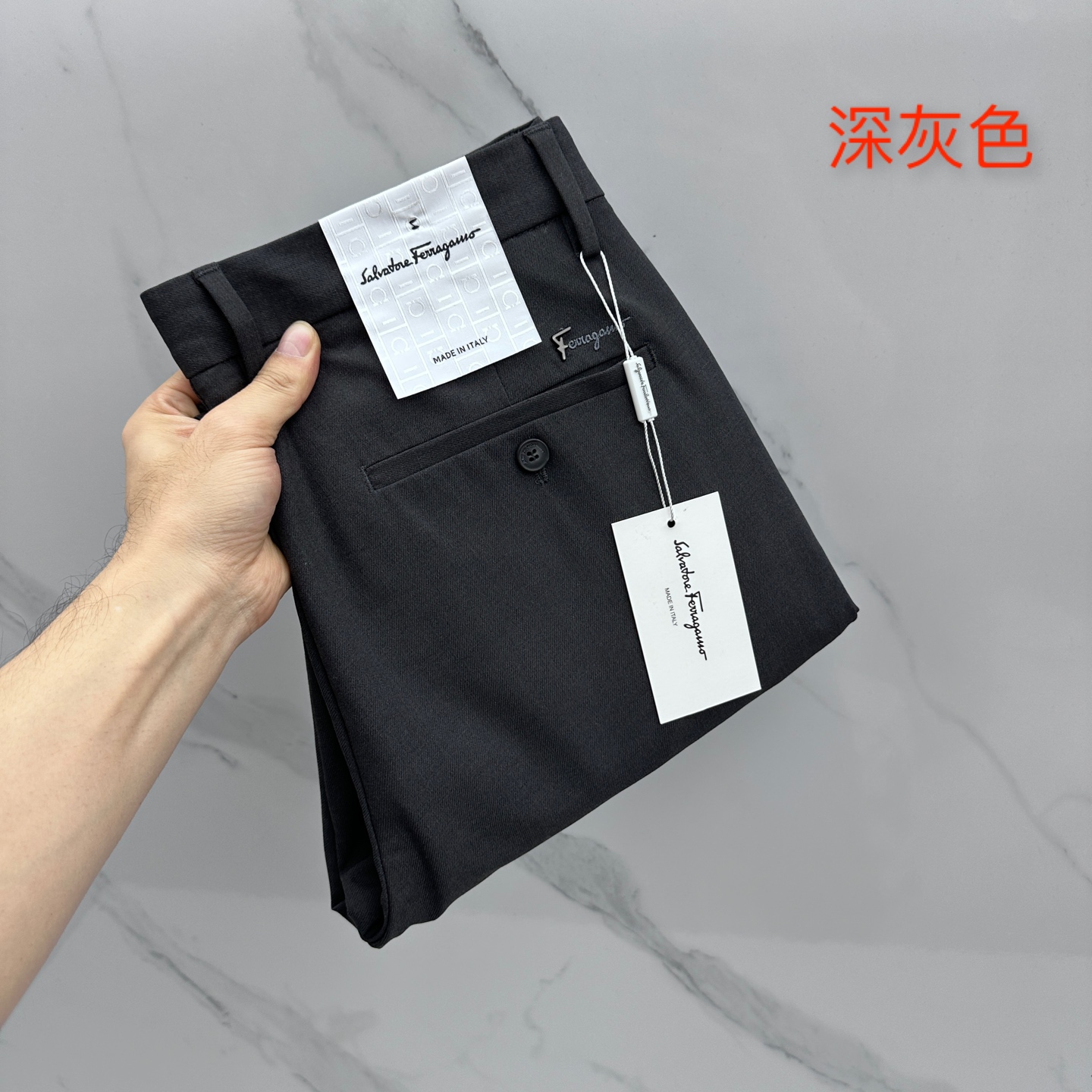 🆕Ferragamo菲拉格慕 26ss春夏新品休闲裤西裤，官网同步发售，裤身工艺设计，进口客供辅料、面料