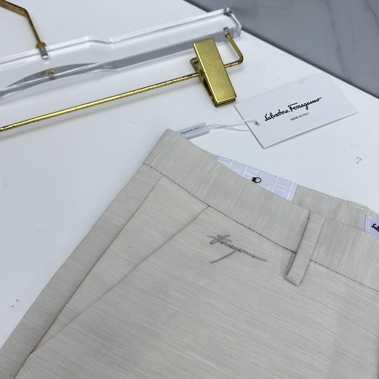 🆕Ferragamo菲拉格慕 26ss春夏新品休闲裤西裤，官网同步发售，裤身工艺设计，进口客供辅料、面料