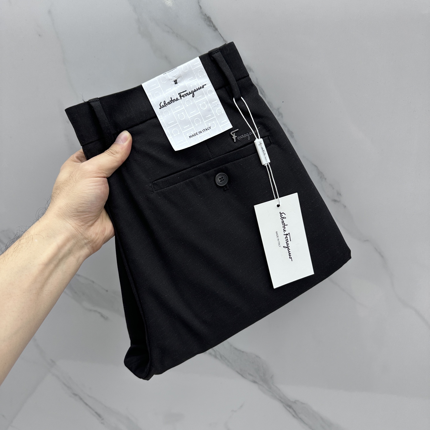 🆕Ferragamo菲拉格慕 26ss春夏新品休闲裤西裤，官网同步发售，裤身工艺设计，进口客供辅料、面料
