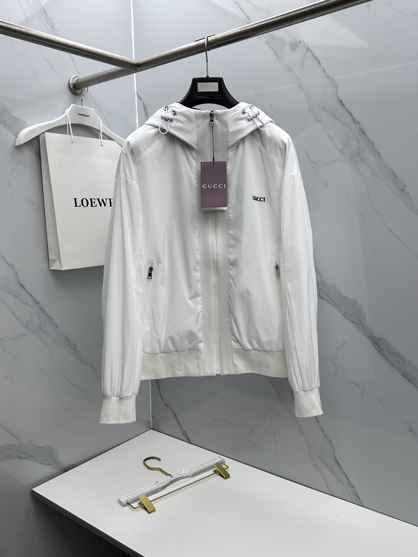 🆕Gucci 古奇 2026ss春季新款连帽夹克外套全高端版本！高定专柜面料辅料，透气舒适度高，细节无可