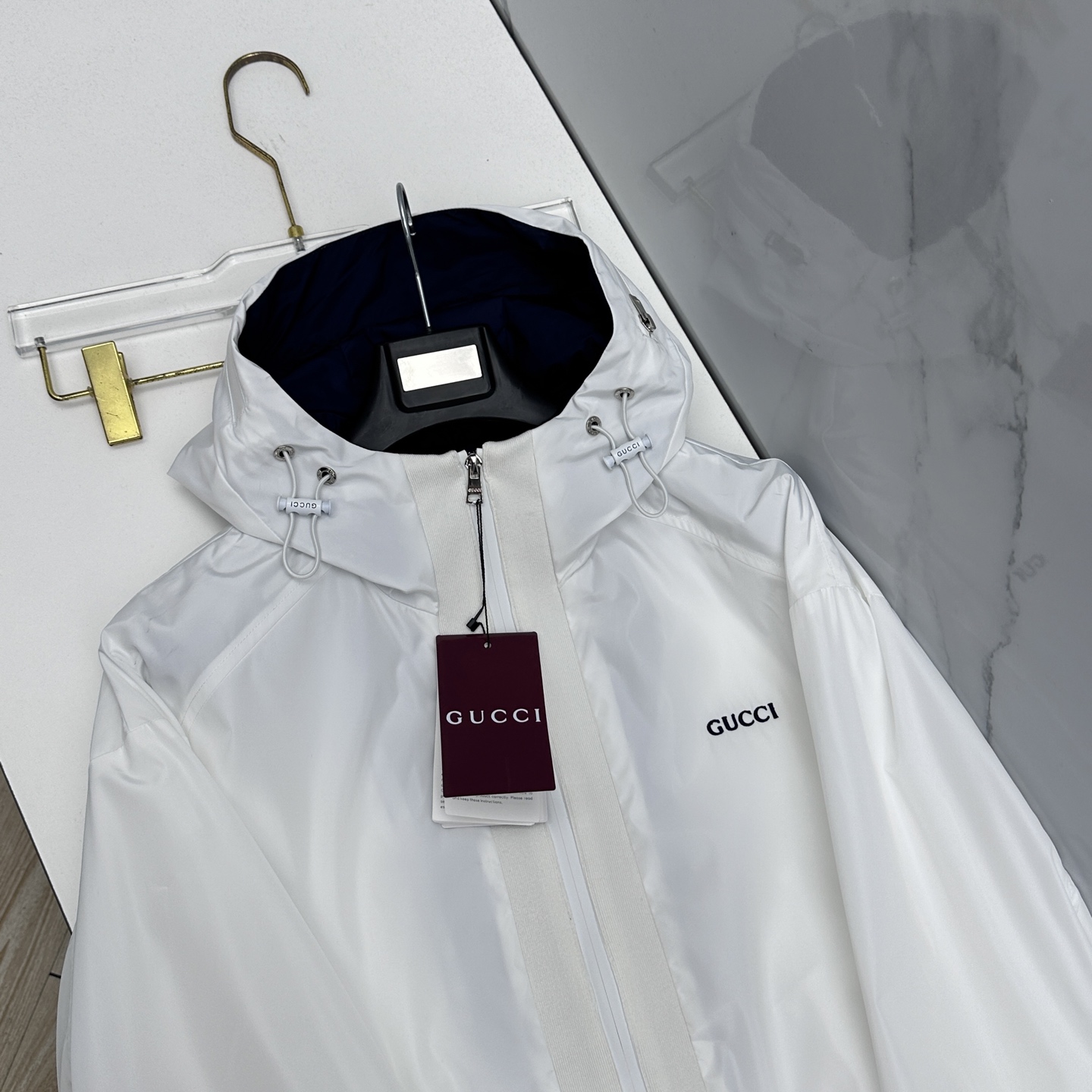 🆕Gucci 古奇 2026ss春季新款连帽夹克外套全高端版本！高定专柜面料辅料，透气舒适度高，细节无可