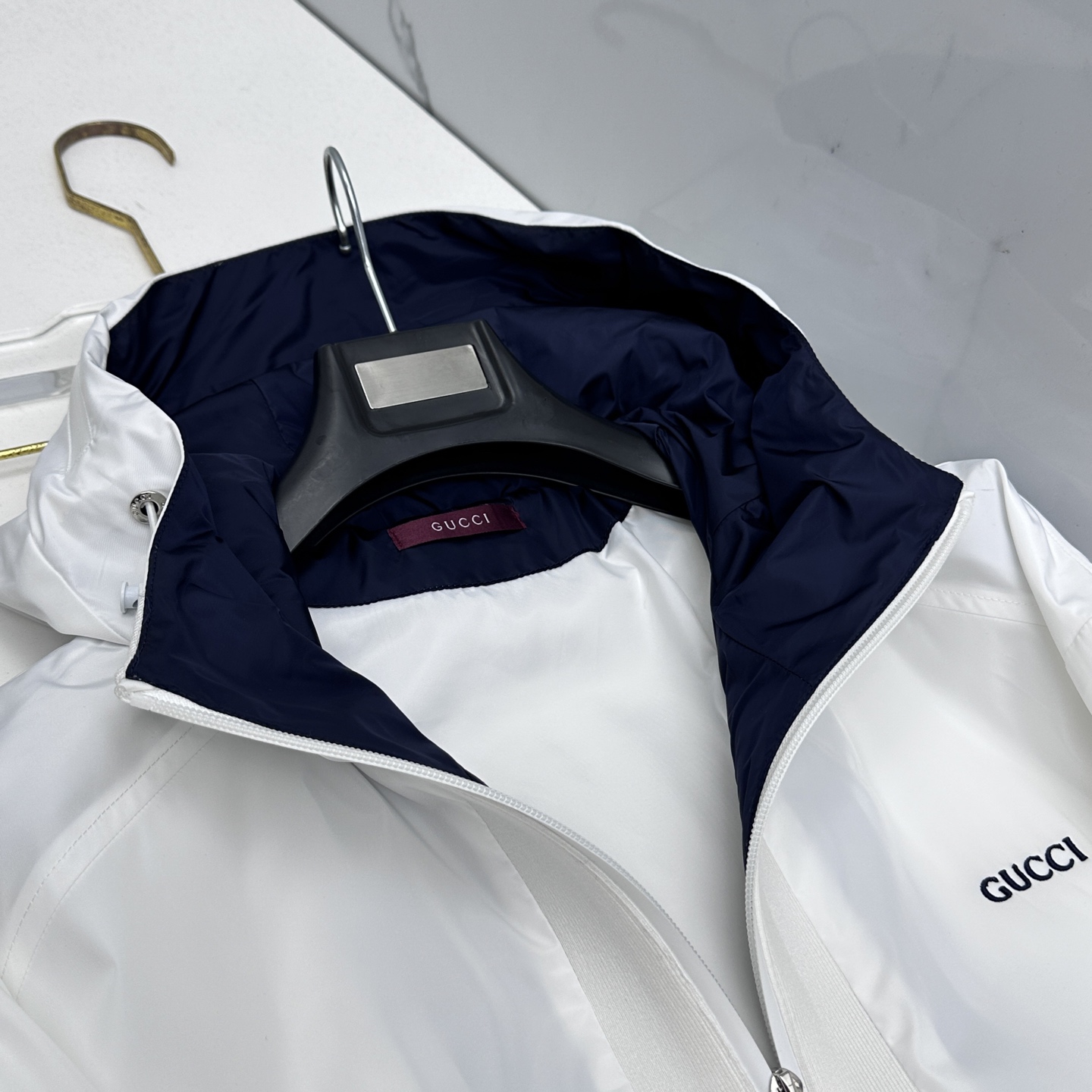🆕Gucci 古奇 2026ss春季新款连帽夹克外套全高端版本！高定专柜面料辅料，透气舒适度高，细节无可