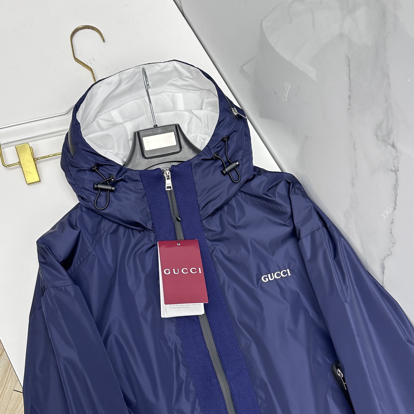 🆕Gucci 古奇 2026ss春季新款连帽夹克外套全高端版本！高定专柜面料辅料，透气舒适度高，细节无可