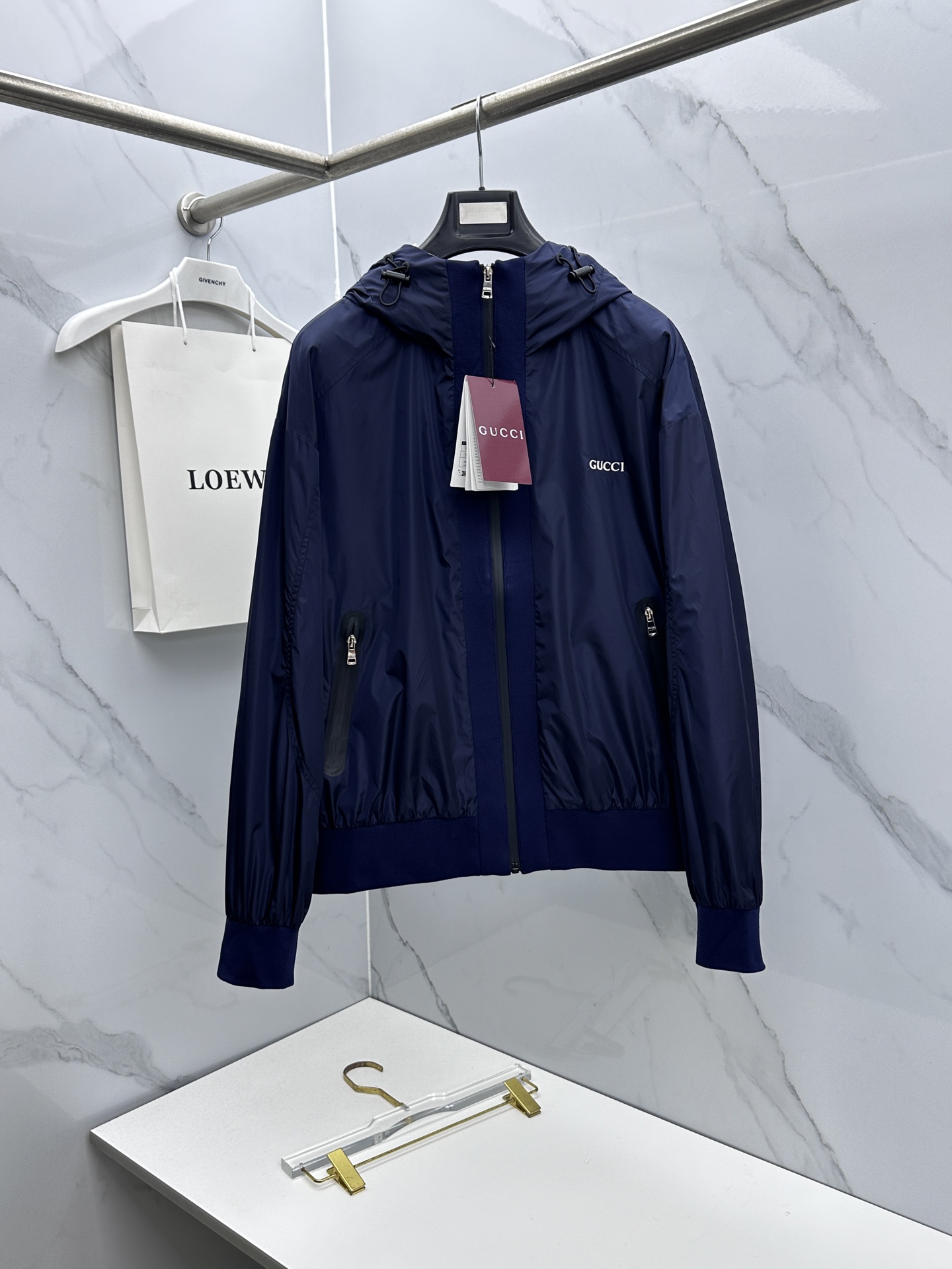 🆕Gucci 古奇 2026ss春季新款连帽夹克外套全高端版本！高定专柜面料辅料，透气舒适度高，细节无可