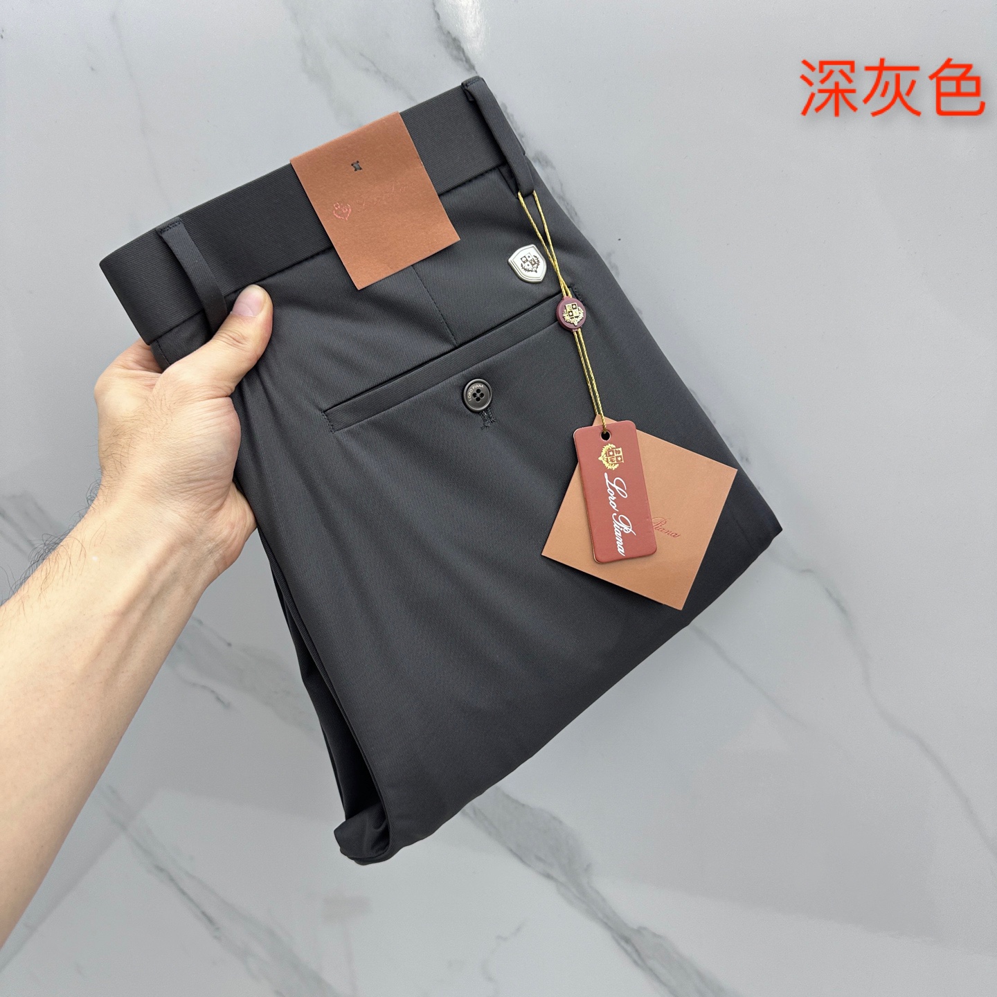 🆕Lss春夏新品休闲裤西裤，官网同步，裤身工艺设计，高定面料，透气性能佳，客供辅料，代工厂出品免检！每个