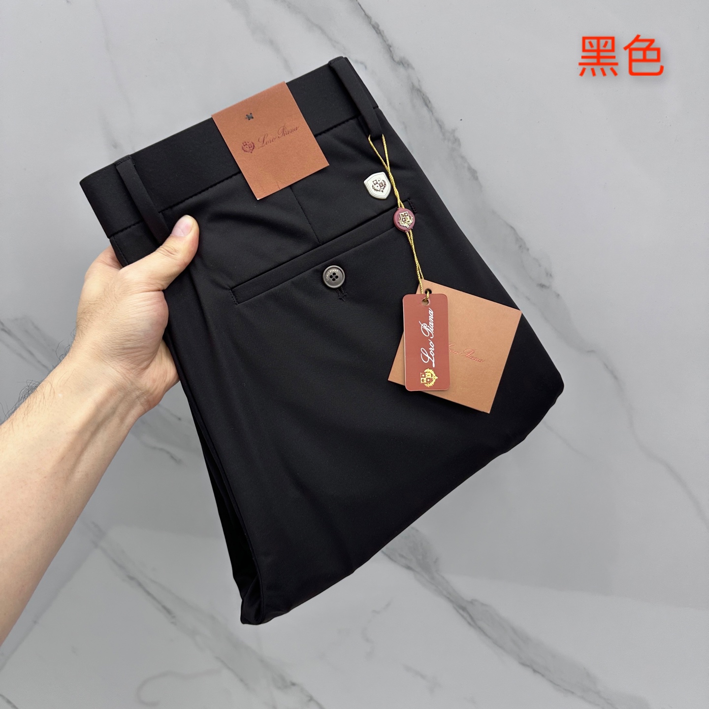 🆕Lss春夏新品休闲裤西裤，官网同步，裤身工艺设计，高定面料，透气性能佳，客供辅料，代工厂出品免检！每个