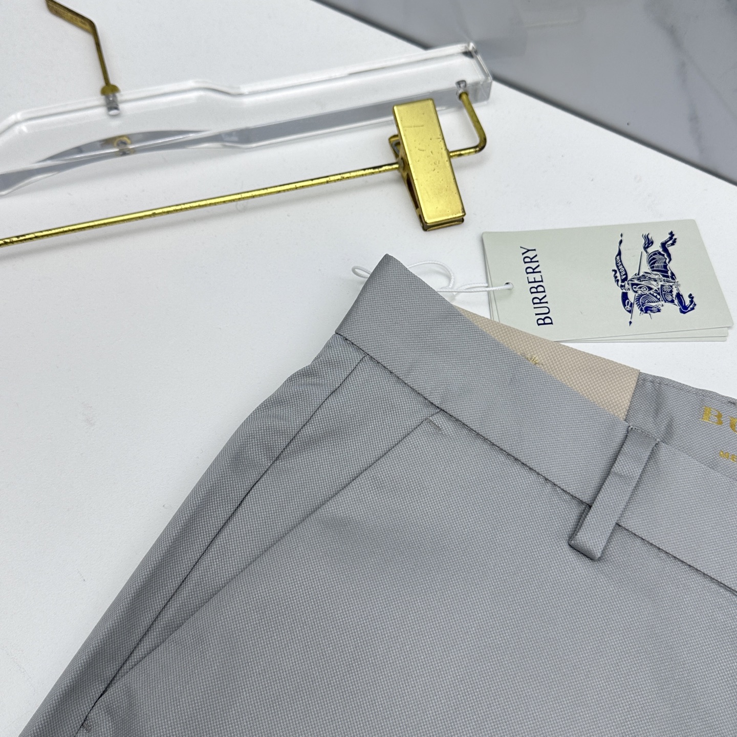 🆕Burberry巴宝莉 26ss春夏新品休闲裤西裤，官网同步发售，裤身工艺设计，客供辅料、高定面料，柔
