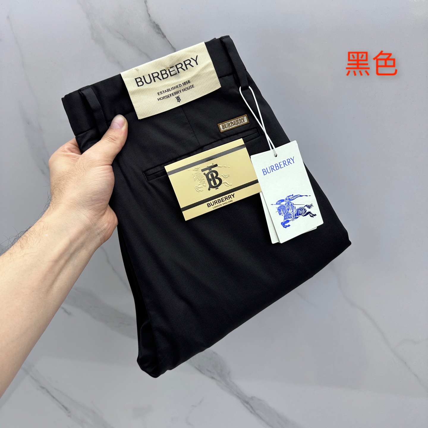 🆕Burberry巴宝莉 26ss春夏新品休闲裤西裤，官网同步发售，裤身工艺设计，客供辅料、高定面料，柔