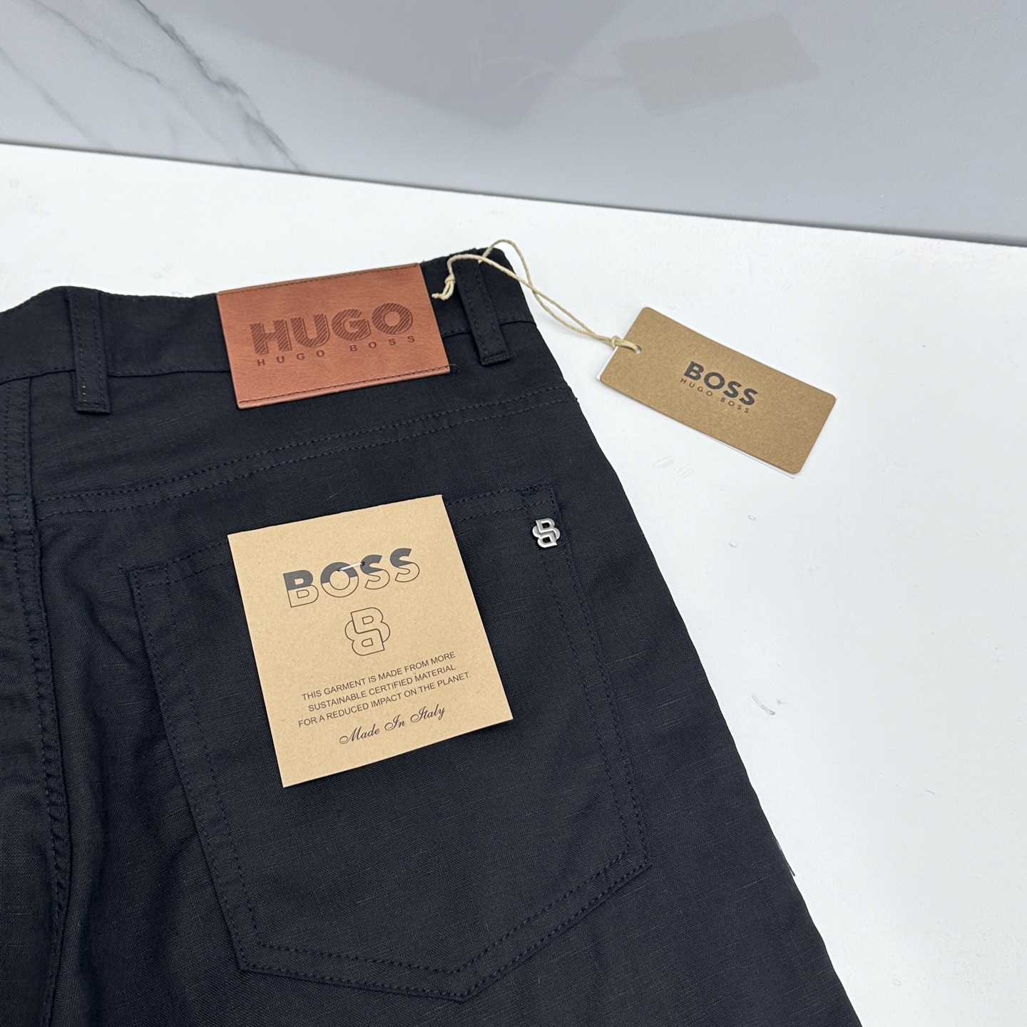 🆕BOSS 26ss春夏新品休闲裤西裤，官网同步发售，裤身工艺设计，客供亚麻辅料、高定面料，柔软丝滑，代