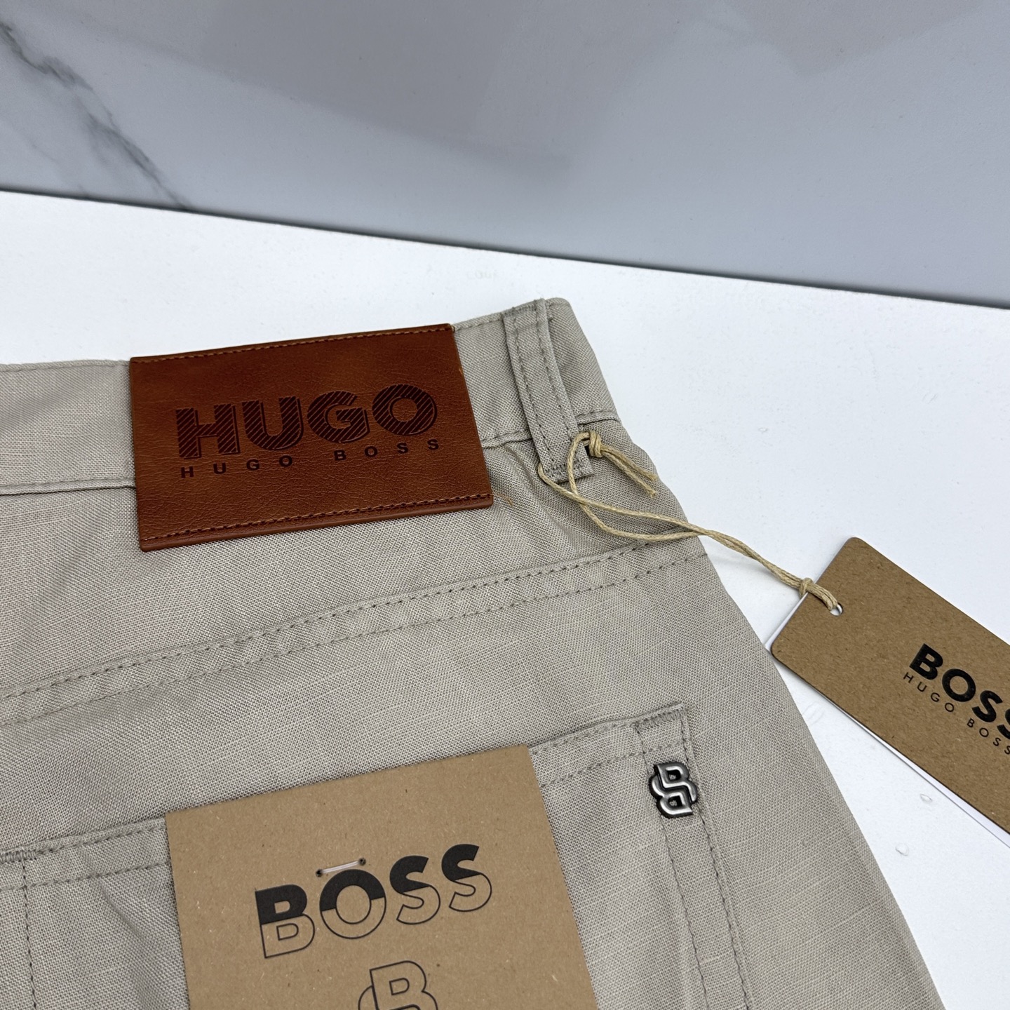 🆕BOSS 26ss春夏新品休闲裤西裤，官网同步发售，裤身工艺设计，客供亚麻辅料、高定面料，柔软丝滑，代