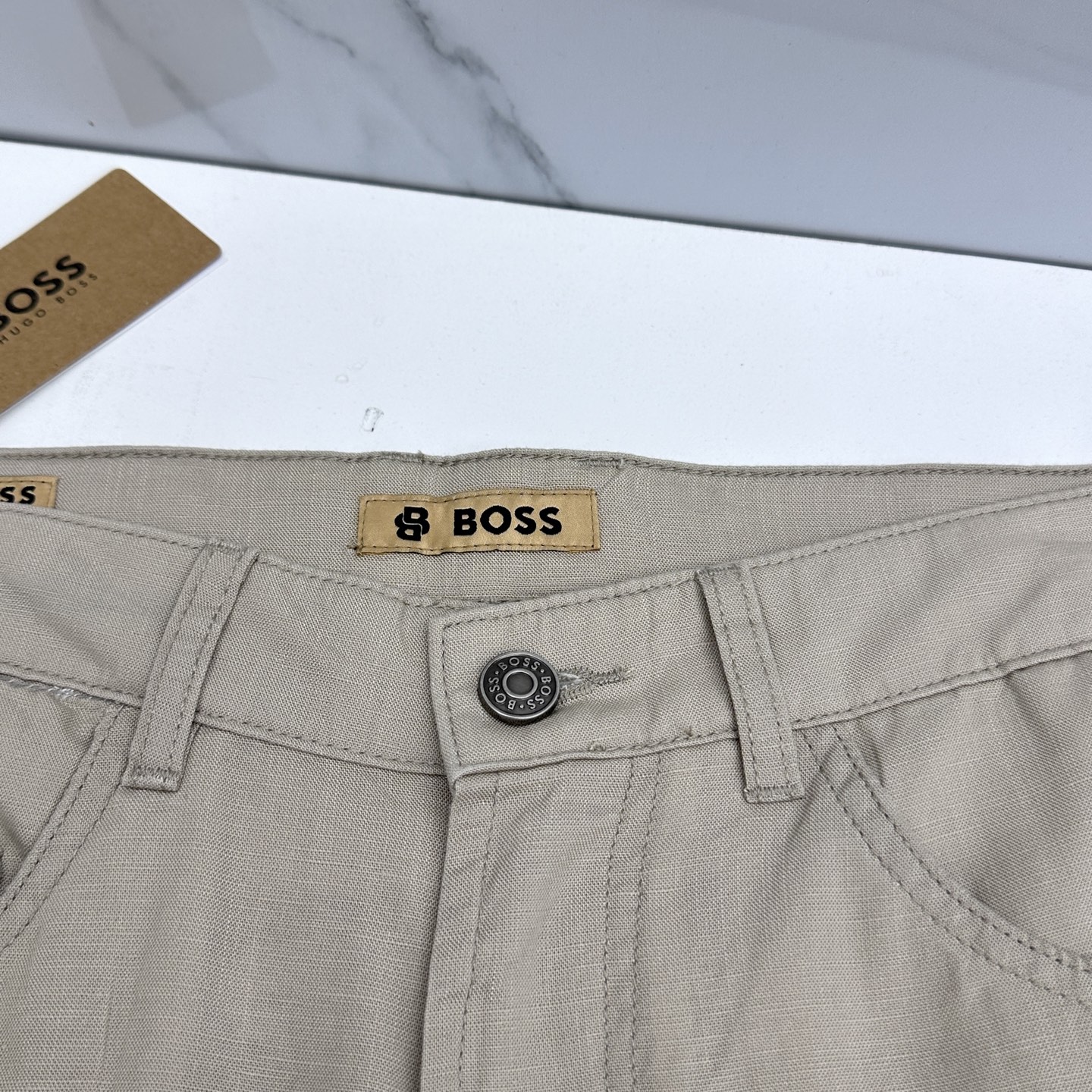 🆕BOSS 26ss春夏新品休闲裤西裤，官网同步发售，裤身工艺设计，客供亚麻辅料、高定面料，柔软丝滑，代