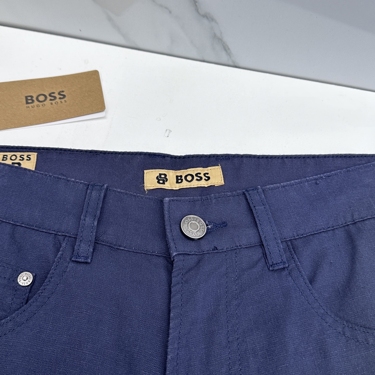 🆕BOSS 26ss春夏新品休闲裤西裤，官网同步发售，裤身工艺设计，客供亚麻辅料、高定面料，柔软丝滑，代