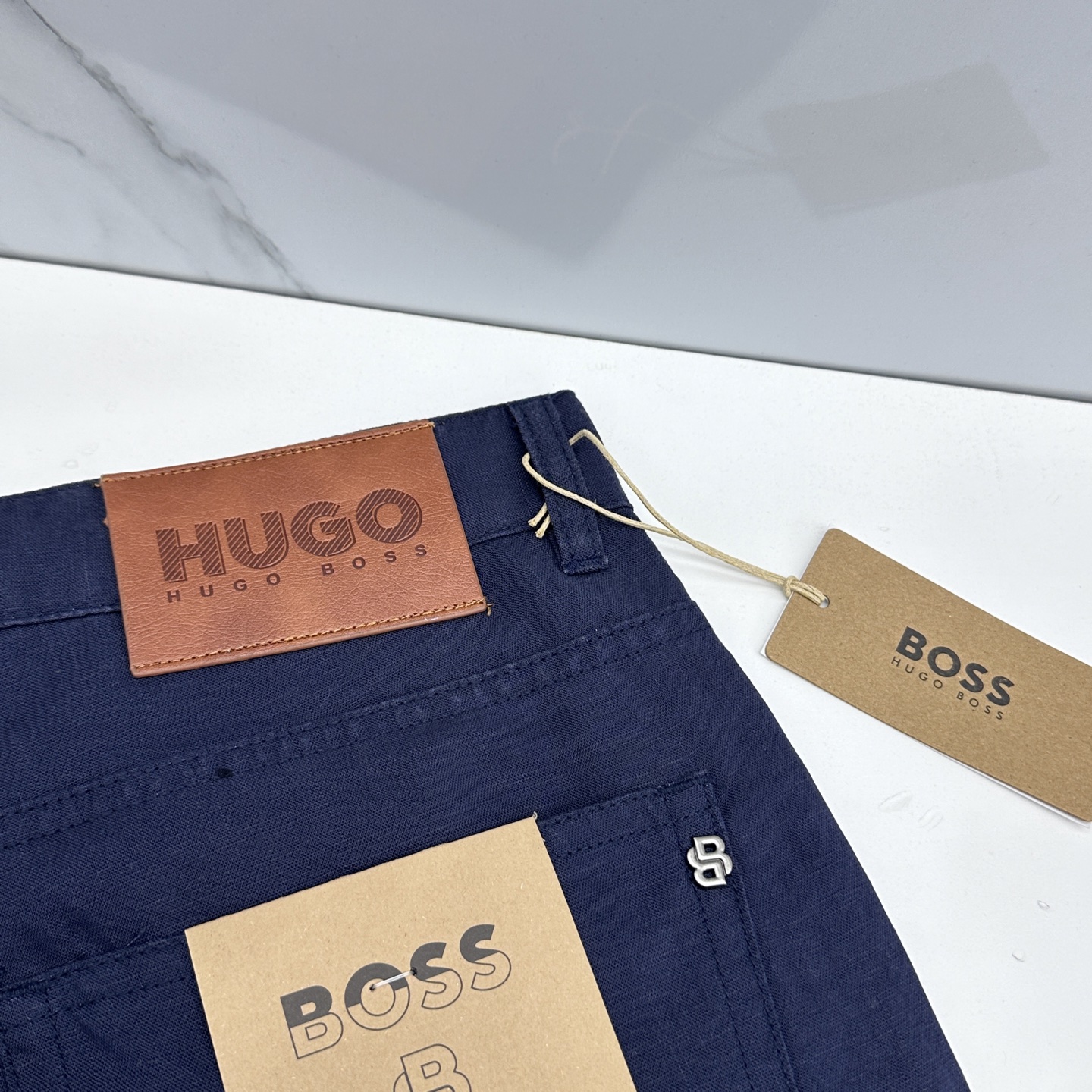 🆕BOSS 26ss春夏新品休闲裤西裤，官网同步发售，裤身工艺设计，客供亚麻辅料、高定面料，柔软丝滑，代