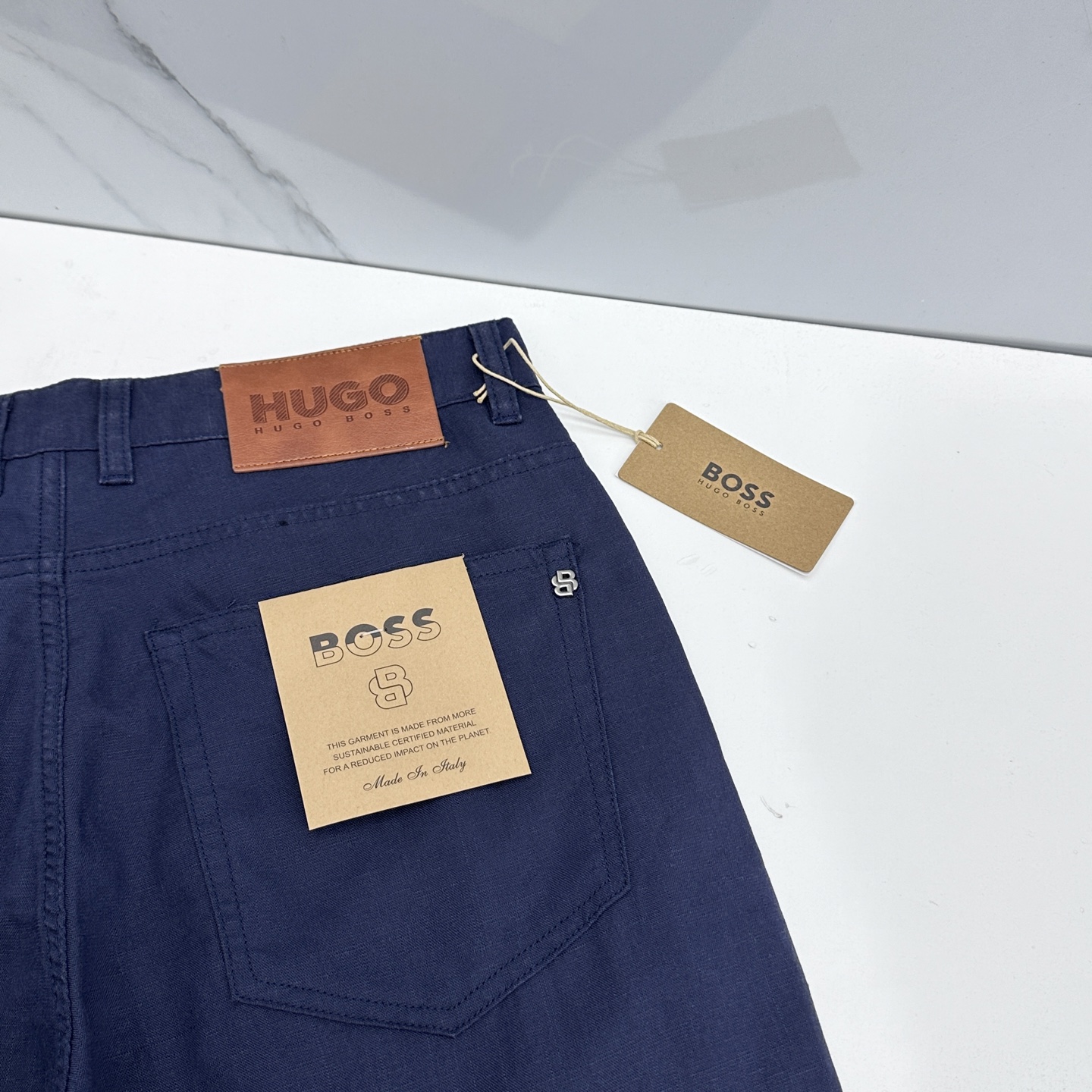 🆕BOSS 26ss春夏新品休闲裤西裤，官网同步发售，裤身工艺设计，客供亚麻辅料、高定面料，柔软丝滑，代