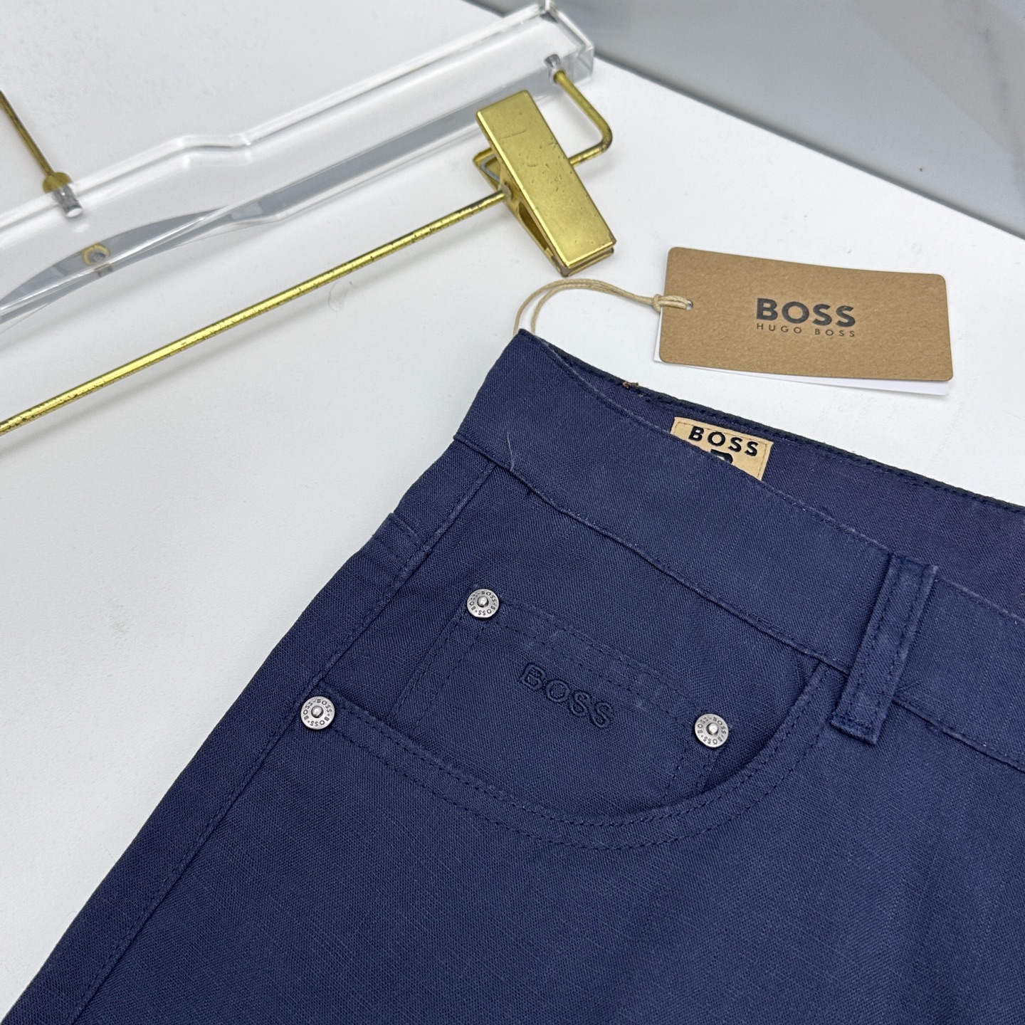 🆕BOSS 26ss春夏新品休闲裤西裤，官网同步发售，裤身工艺设计，客供亚麻辅料、高定面料，柔软丝滑，代
