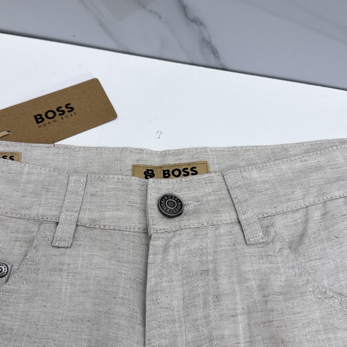 🆕BOSS 26ss春夏新品休闲裤西裤，官网同步发售，裤身工艺设计，客供亚麻辅料、高定面料，柔软丝滑，代