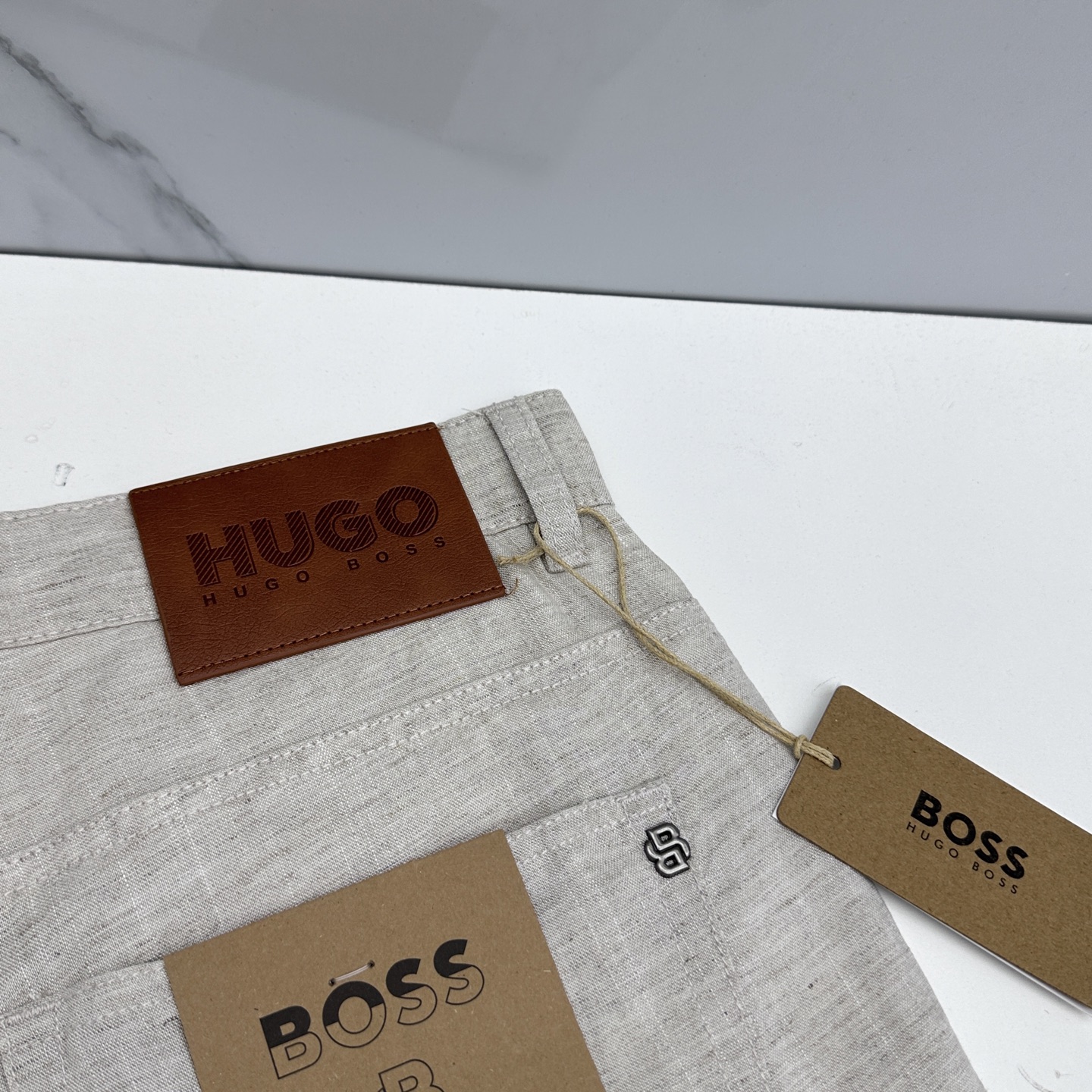 🆕BOSS 26ss春夏新品休闲裤西裤，官网同步发售，裤身工艺设计，客供亚麻辅料、高定面料，柔软丝滑，代