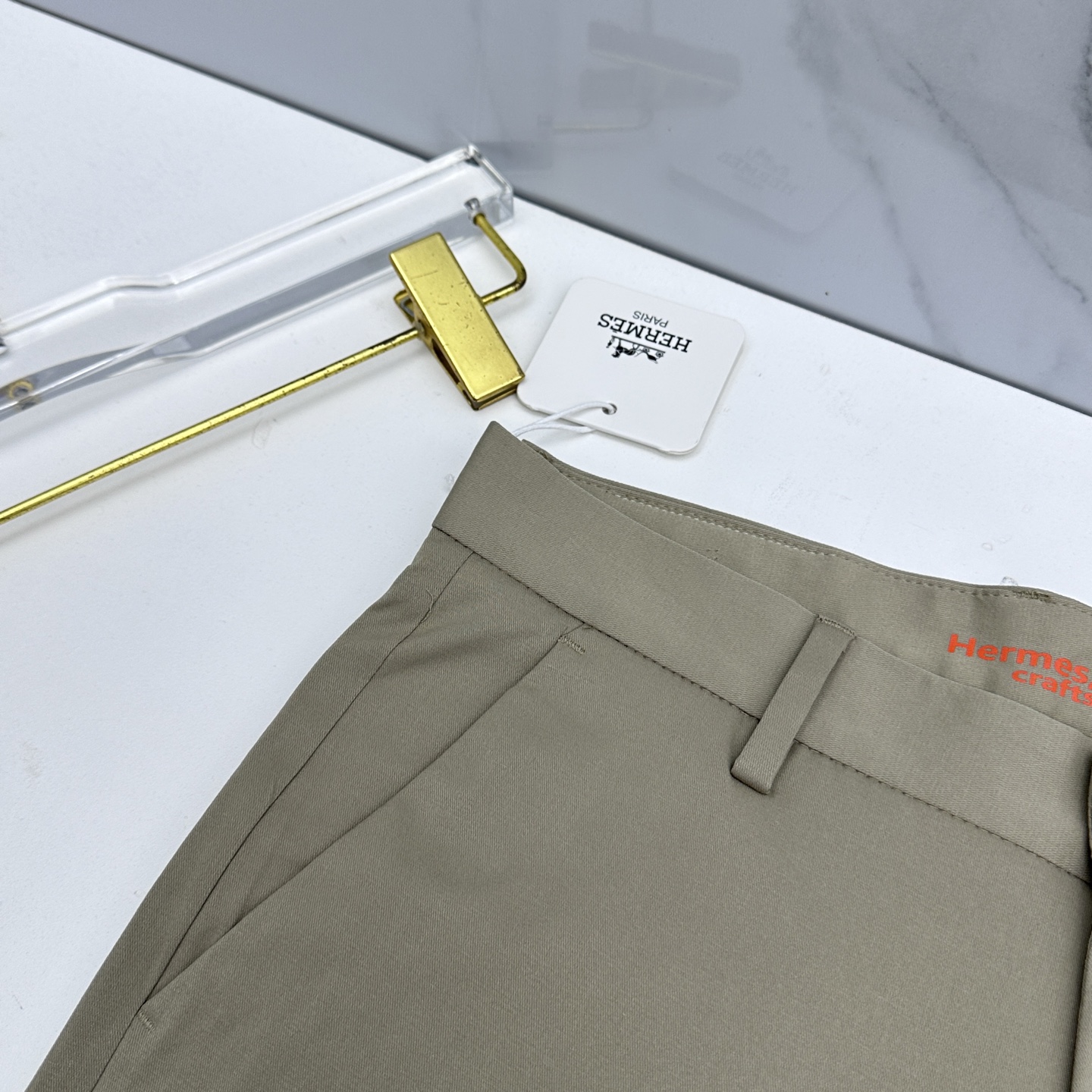 🆕Hermes爱马仕 26ss春夏新品休闲裤西裤，官网同步发售，裤身工艺设计，客供辅料、高定面料，柔软丝