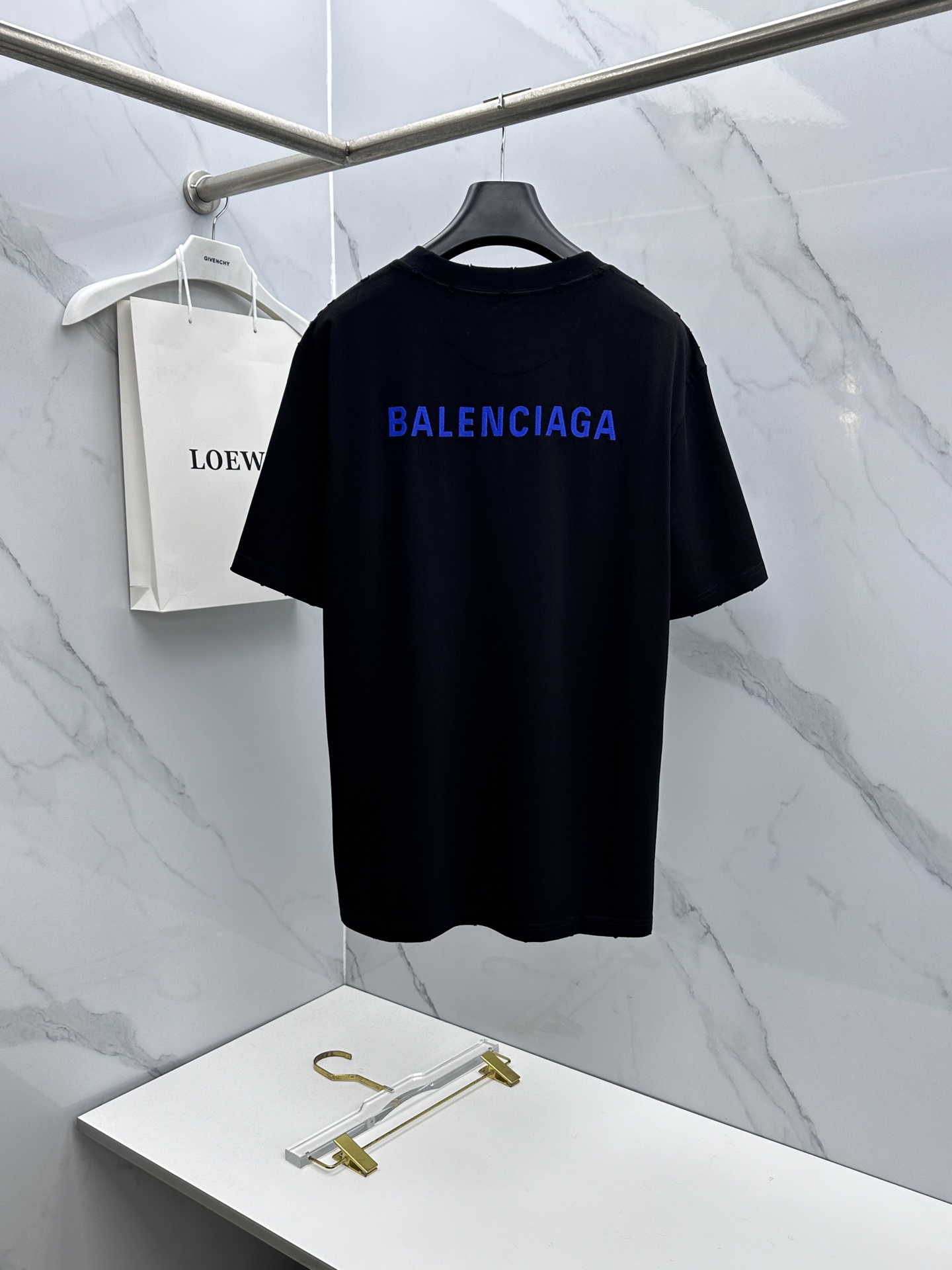 🆕Balenciaga巴黎世家 2026春夏新款短袖 官网同款T恤，双纱纯棉面料 多元化搭配 迎合眼下时