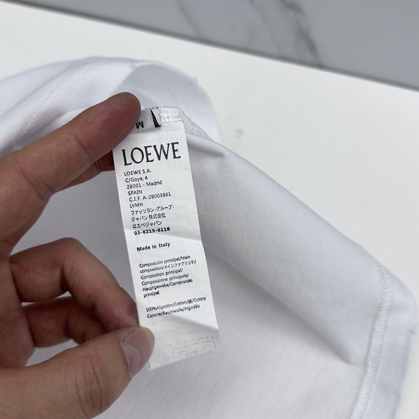 🆕LOEWE罗意威 2026春夏新款短袖 官网同款T恤，双纱纯棉面料 多元化搭配 迎合眼下时尚前沿的创新