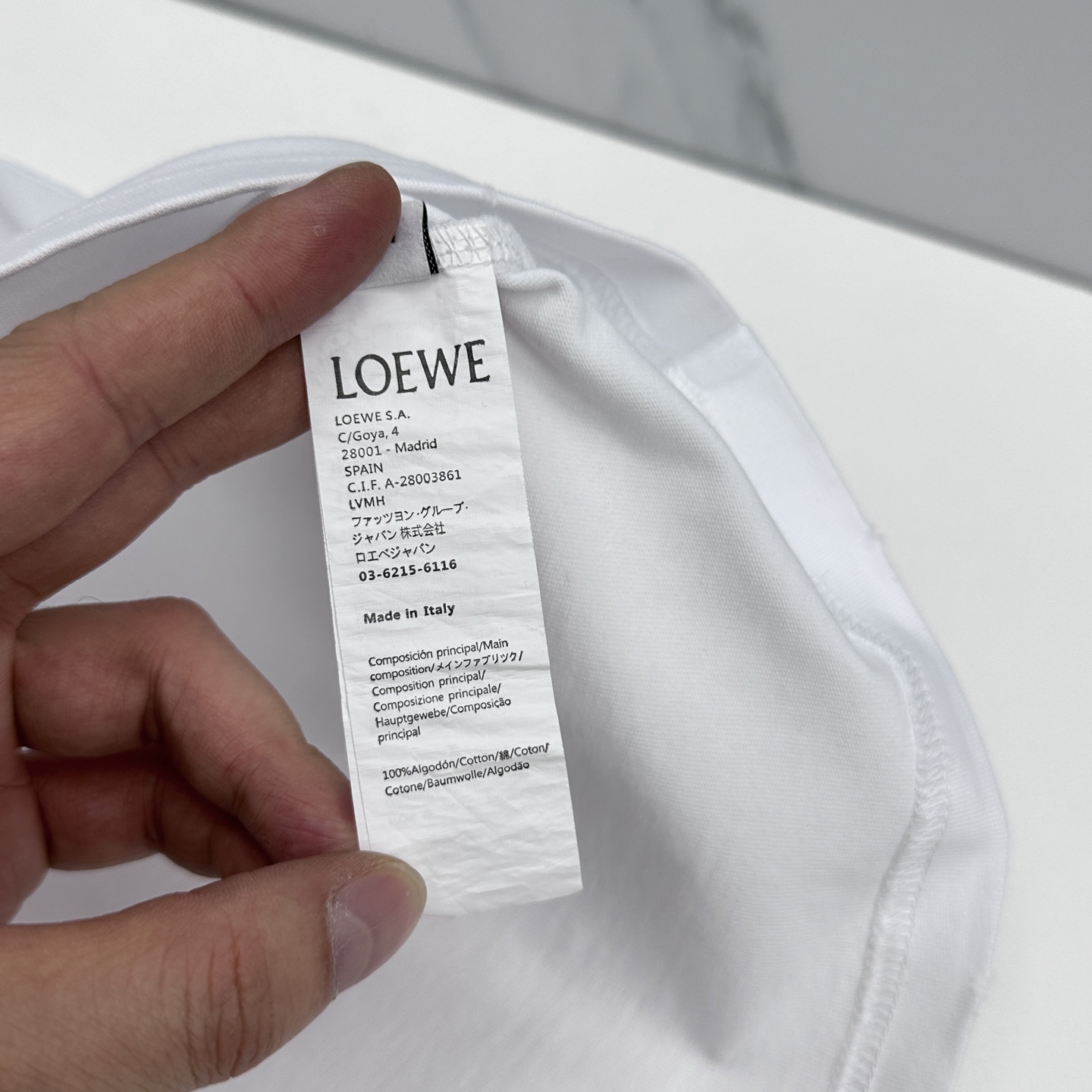 🆕LOEWE罗意威 2026春夏新款短袖 官网同款T恤，双纱纯棉面料 多元化搭配 迎合眼下时尚前沿的创新