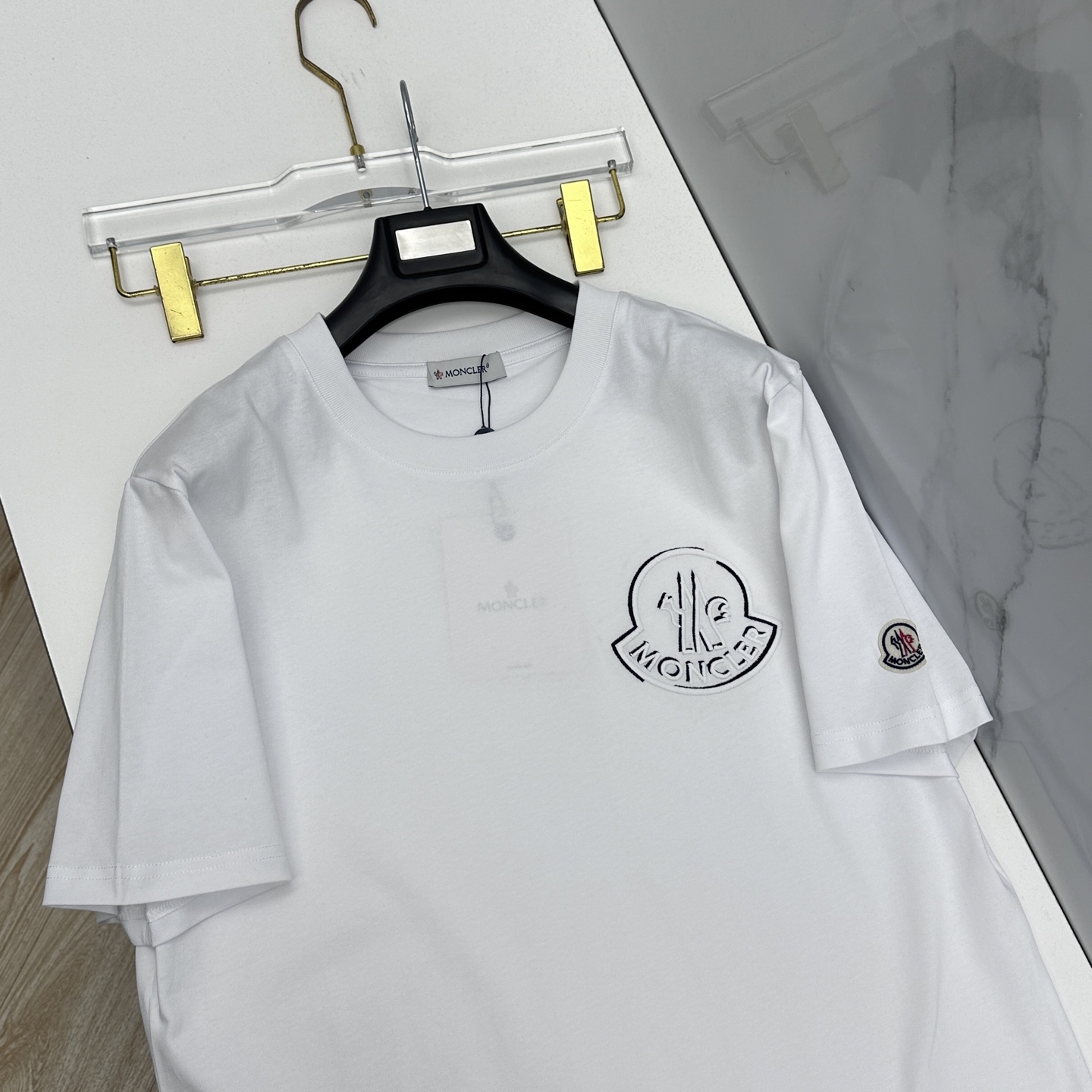 🆕Moncler蒙口 2026春夏新款短袖 官网同款T恤，双纱纯棉面料 多元化搭配 迎合眼下时尚前沿的创