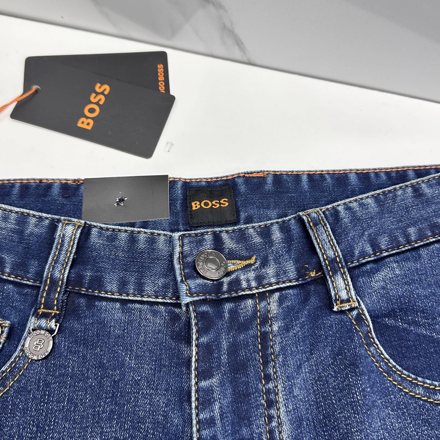 🆕BOSS 🔥高端定制、26早春新款薄款牛仔裤 柜台同步发售 原版定制复刻 客供五金辅料 原单品质 进口