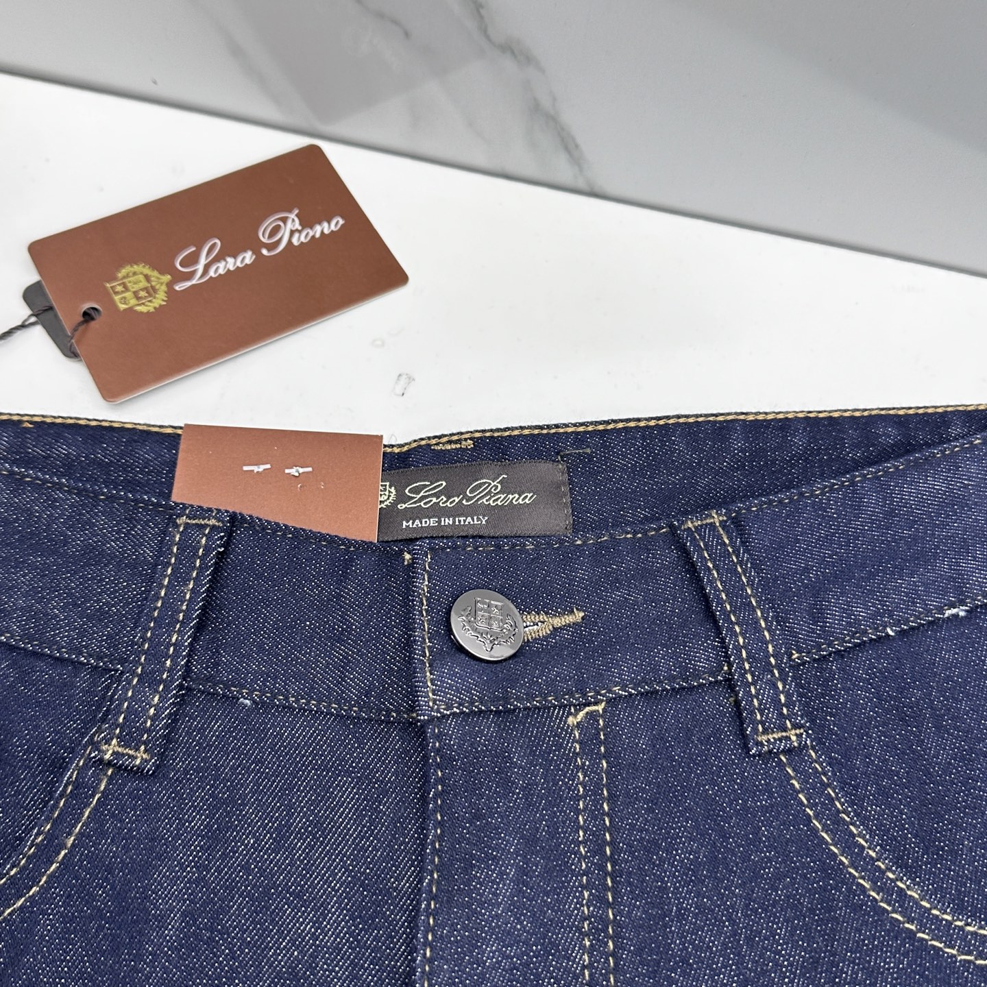 🆕Loro piana 🔥高端定制、26早春新款薄款牛仔裤 柜台同步发售 原版定制复刻 客供五金辅料 原