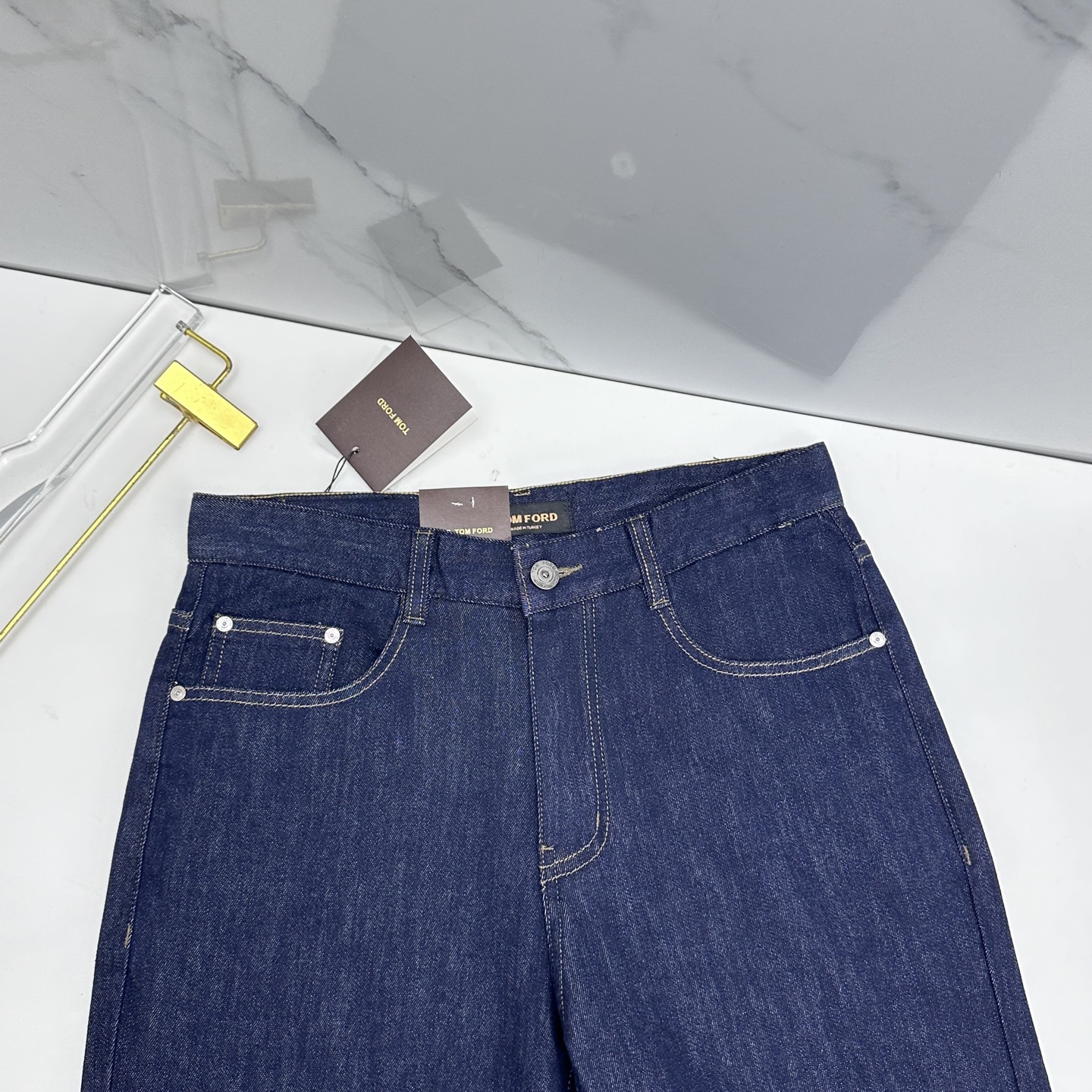 🆕TOM FORD 🔥高端定制、26早春新款薄款牛仔裤 柜台同步发售 原版定制复刻 客供五金辅料 原单品