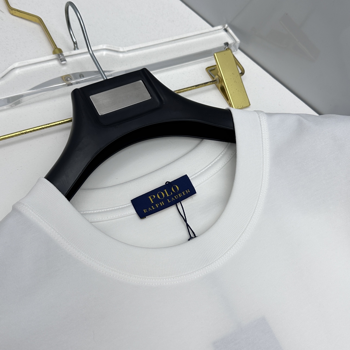 🆕Polo 新款首发专柜最新款短袖圆领T恤 高端订制 胸前品牌logo重工艺设计 高端长绒棉面料.手感柔