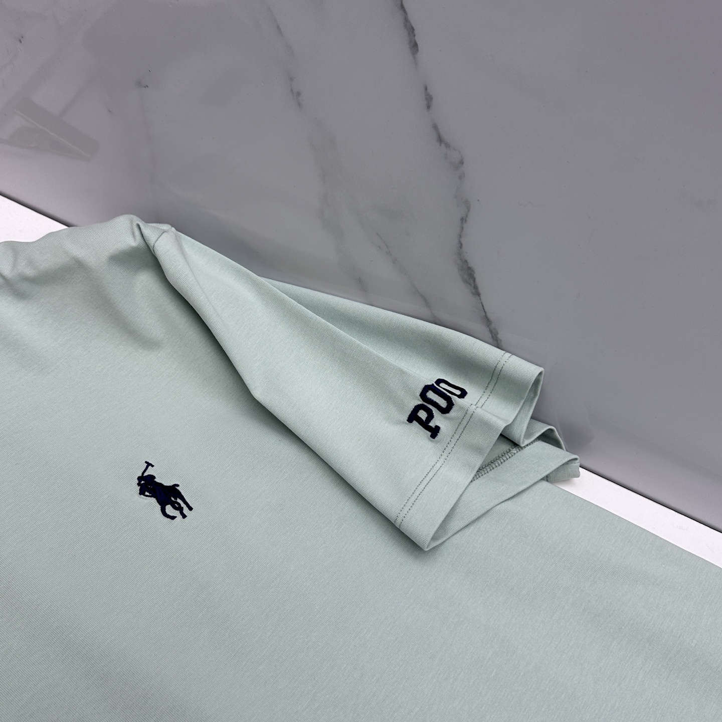 🆕Polo 新款首发专柜最新款短袖圆领T恤 高端订制 胸前品牌logo重工艺设计 高端长绒棉面料.手感柔