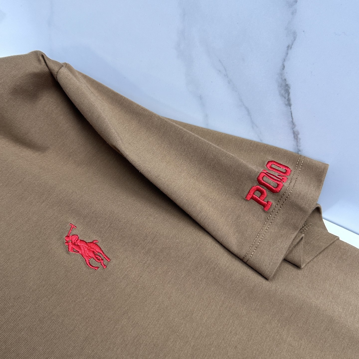 🆕Polo 新款首发专柜最新款短袖圆领T恤 高端订制 胸前品牌logo重工艺设计 高端长绒棉面料.手感柔