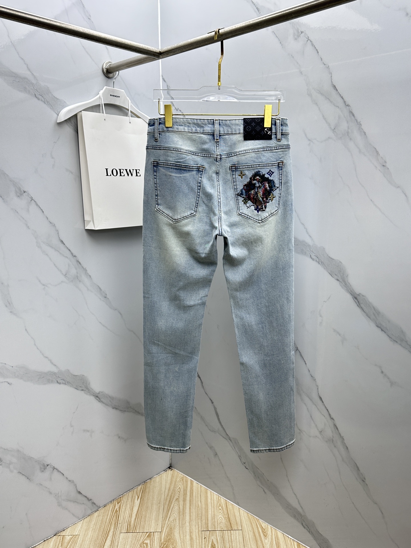 🆕LV路易威登 🔥高端定制、26春季最新款洗水牛仔裤 柜台同步发售 原版定制复刻 客供定制辅料 原单品质