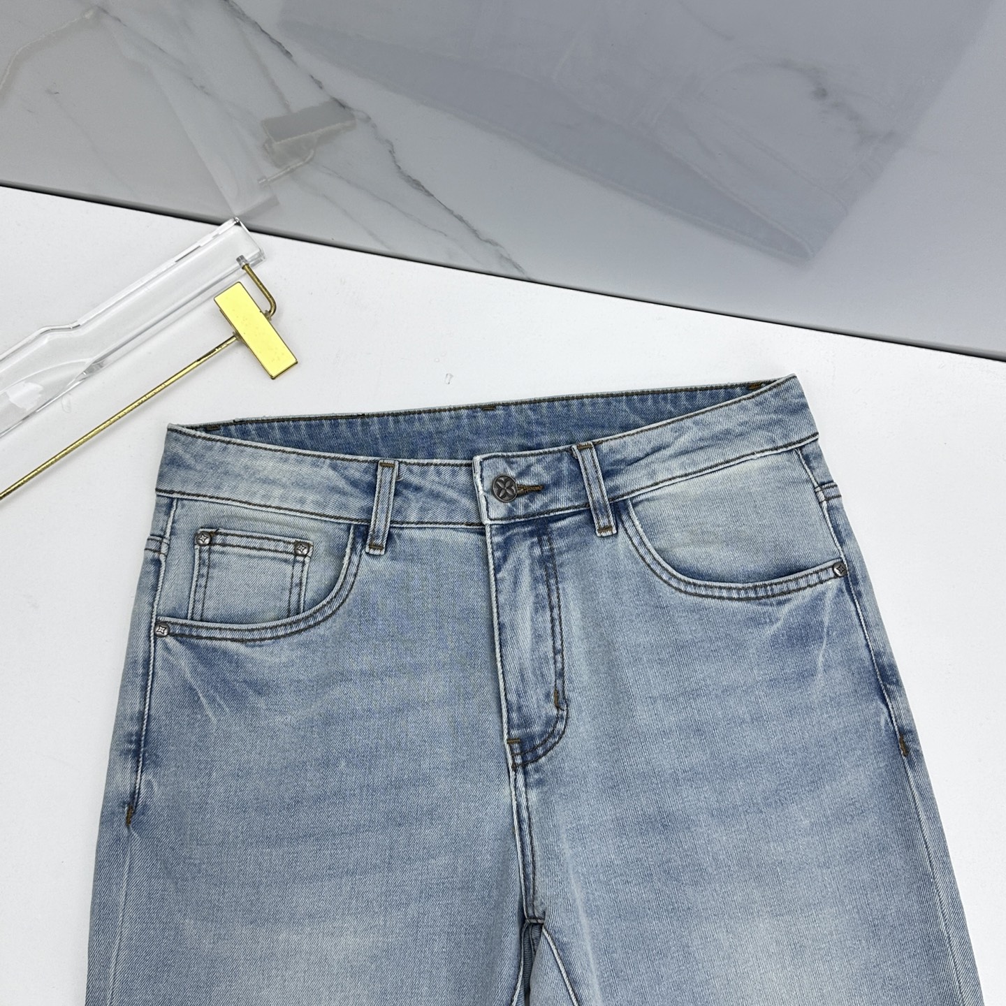 🆕LV路易威登 🔥高端定制、26春季最新款洗水牛仔裤 柜台同步发售 原版定制复刻 客供定制辅料 原单品质