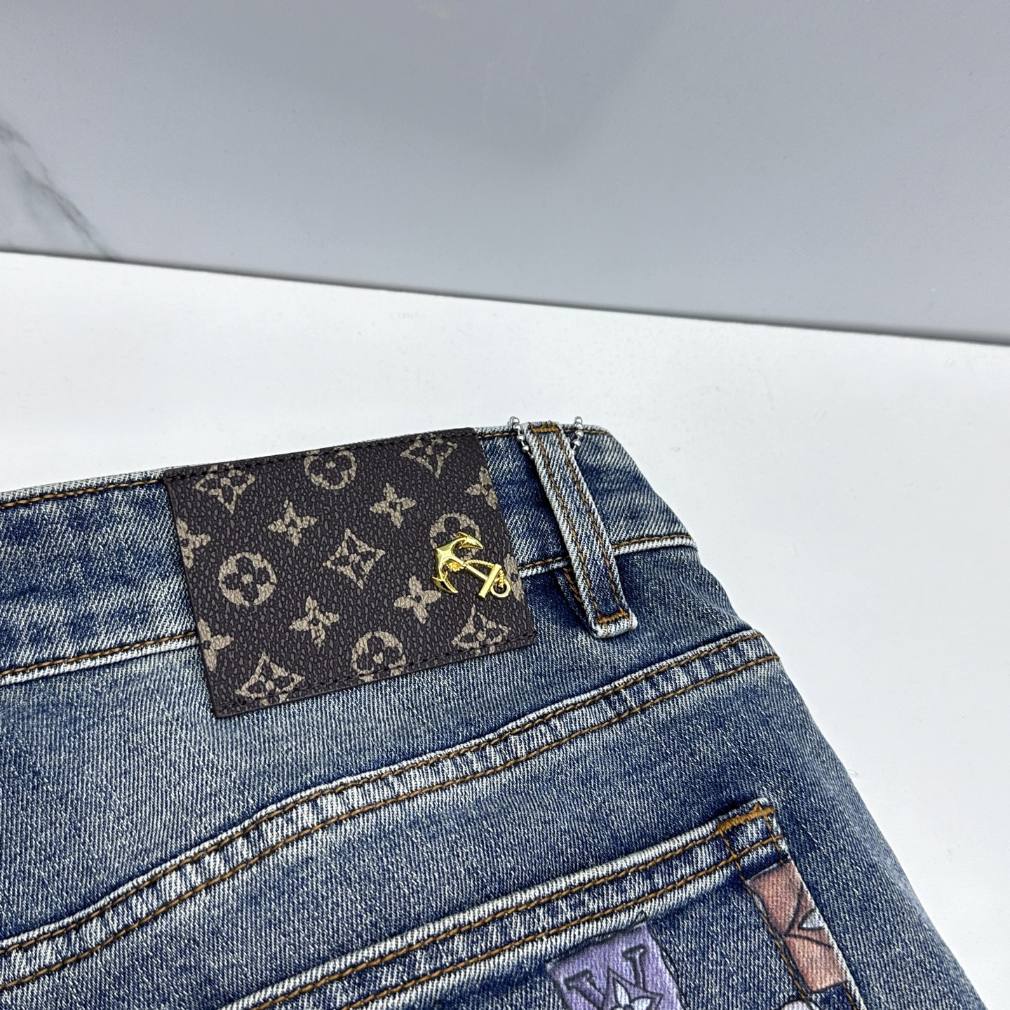 🆕LV路易威登 🔥高端定制、26春季最新款洗水牛仔裤 柜台同步发售 原版定制复刻 客供定制辅料 原单品质