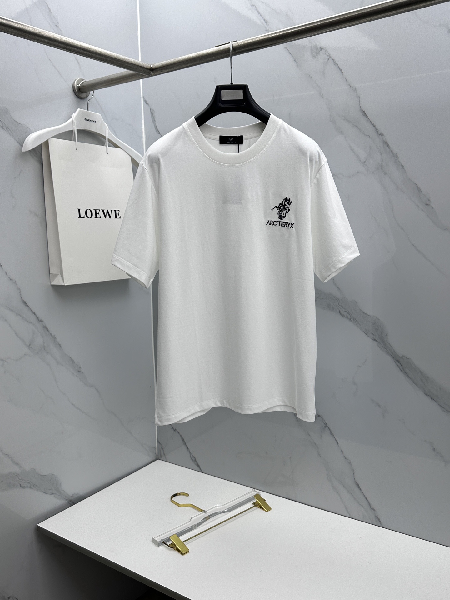 🆕ARCTERYX始祖鸟 新款首发专柜最新款短袖圆领T恤 高端订制 胸前品牌logo重工艺设计 高端长绒