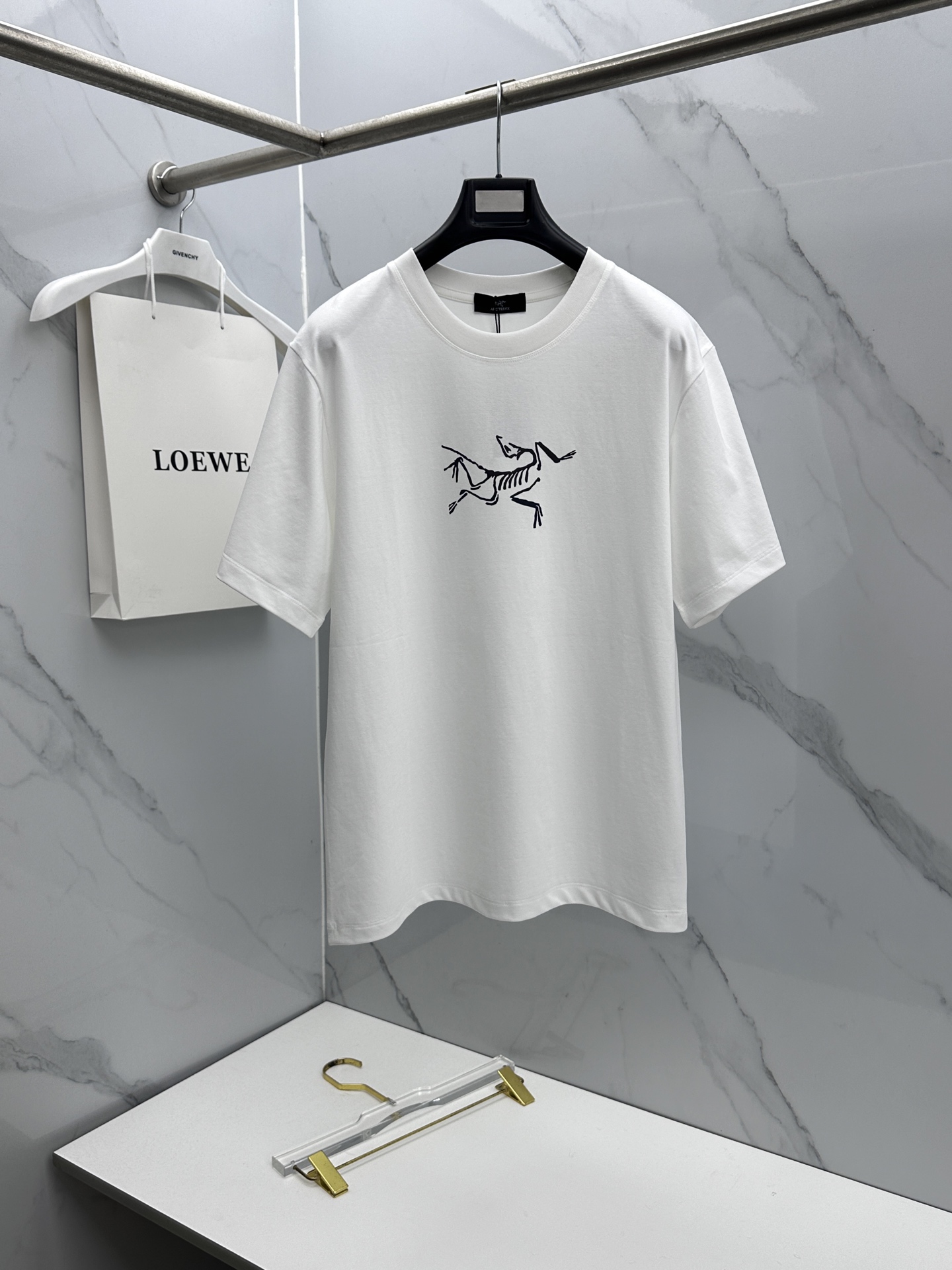 🆕ARCTERYX始祖鸟 新款首发专柜最新款短袖圆领T恤 高端订制 胸前品牌logo镭射工艺印花 高端长