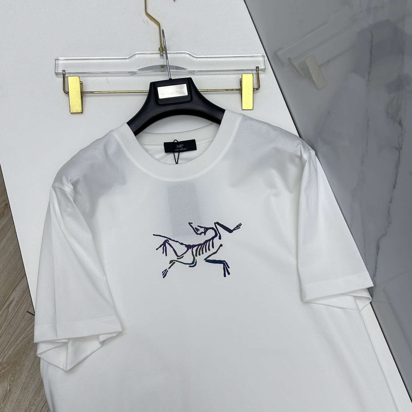 🆕ARCTERYX始祖鸟 新款首发专柜最新款短袖圆领T恤 高端订制 胸前品牌logo镭射工艺印花 高端长