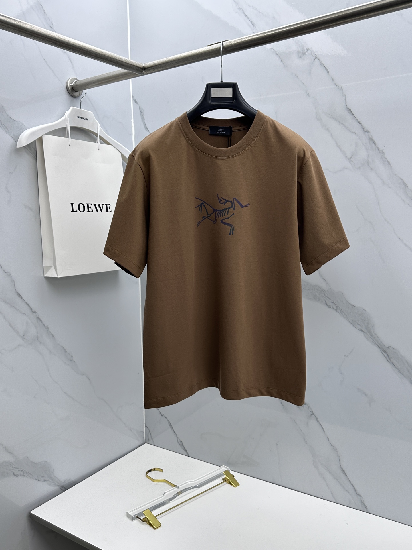 🆕ARCTERYX始祖鸟 新款首发专柜最新款短袖圆领T恤 高端订制 胸前品牌logo镭射工艺印花 高端长