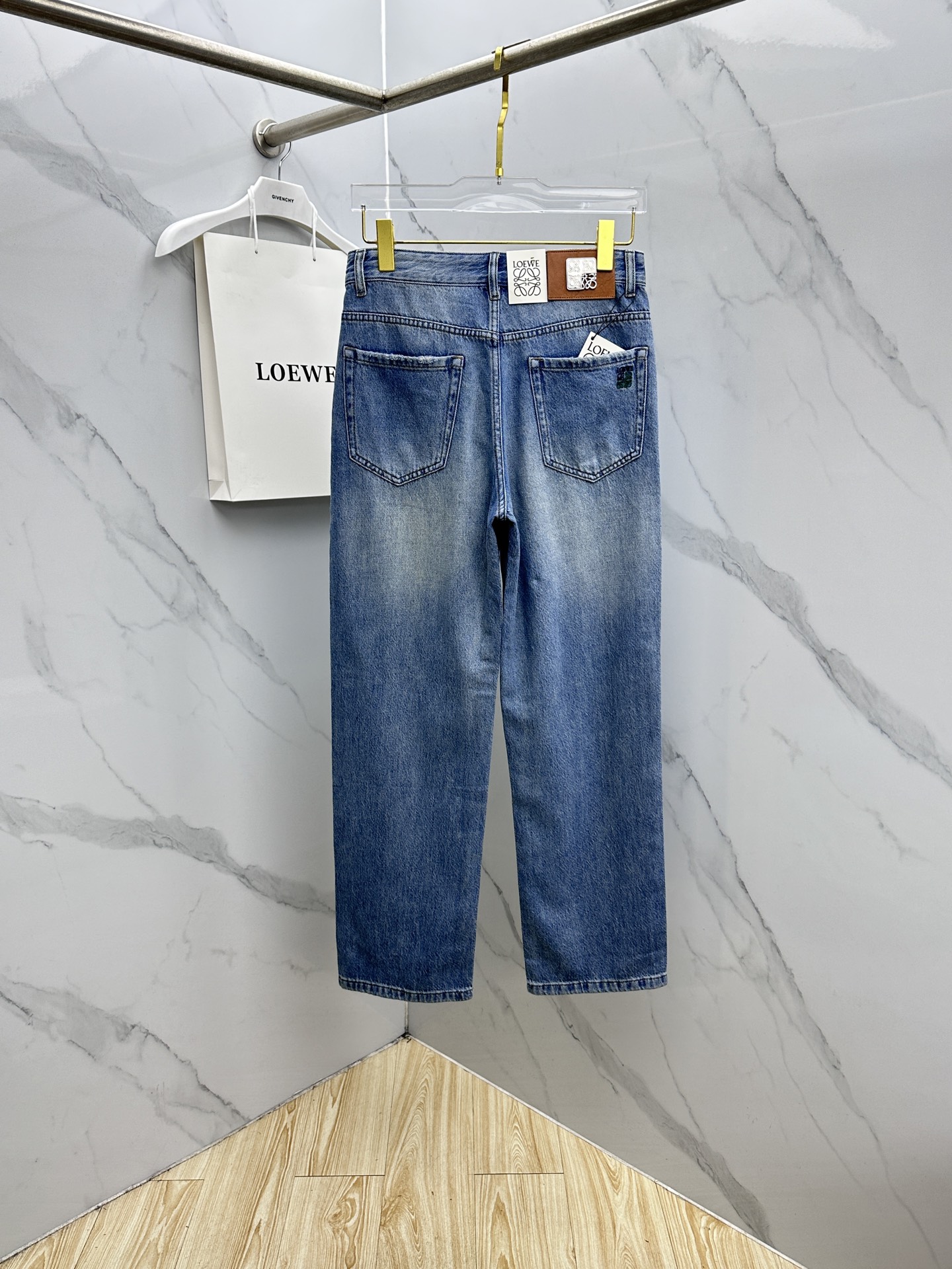 🆕LOEWE罗意威 🔥高端定制、26早春新款牛仔裤阔腿裤 柜台同步发售 原版定制复刻 客供五金辅料 原单