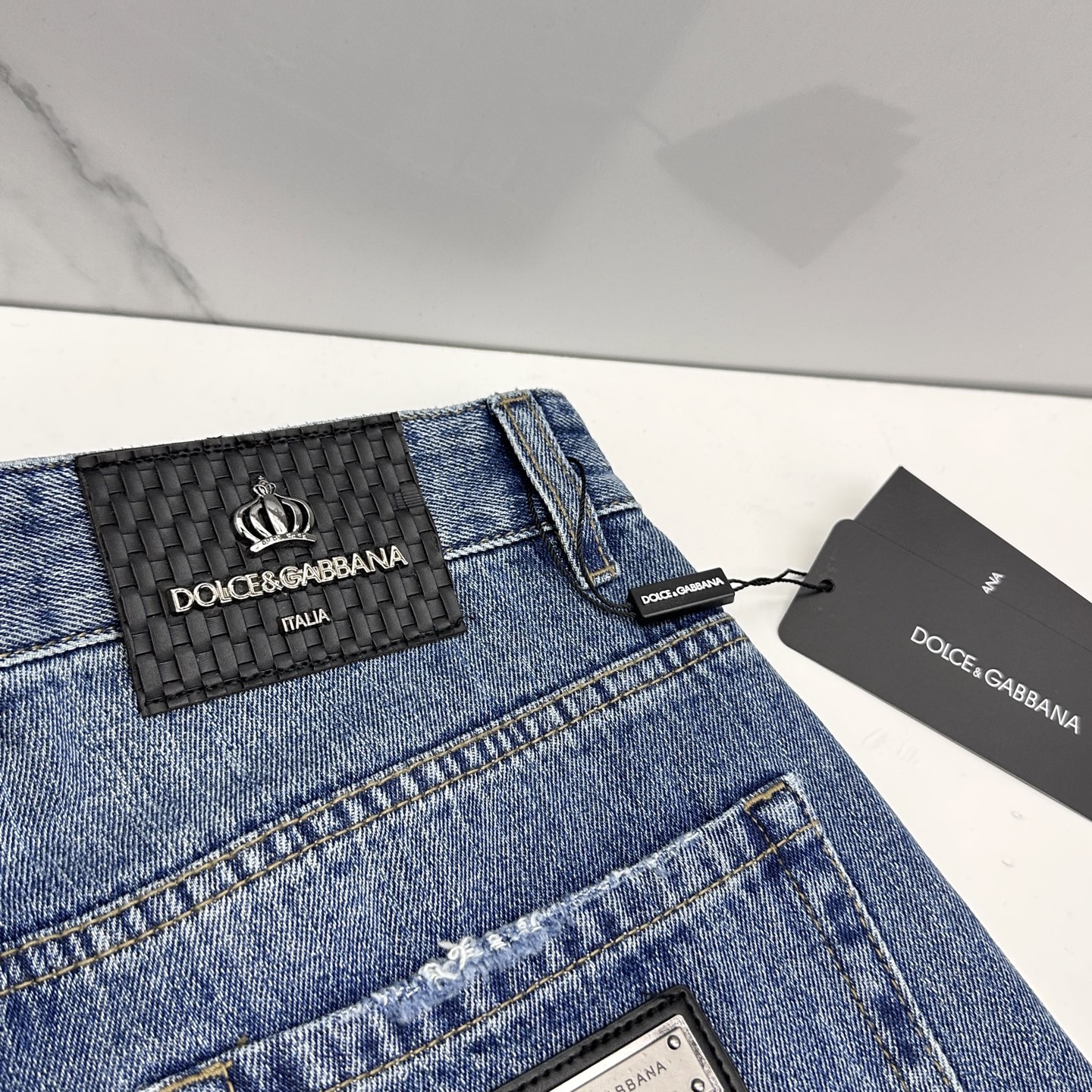 🆕DG杜嘉班纳 🔥高端定制、26早春新款牛仔裤阔腿裤 柜台同步发售 原版定制复刻 客供五金辅料 原单品质