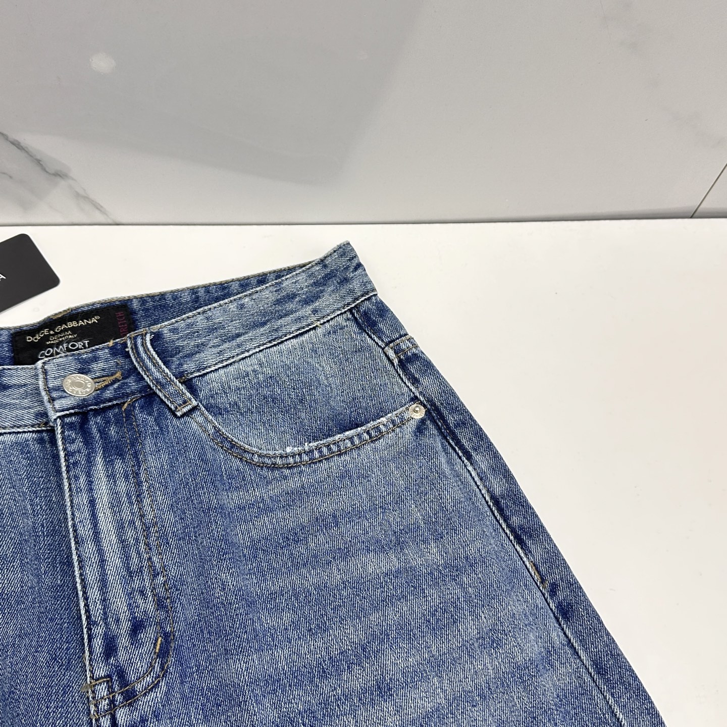 🆕DG杜嘉班纳 🔥高端定制、26早春新款牛仔裤阔腿裤 柜台同步发售 原版定制复刻 客供五金辅料 原单品质