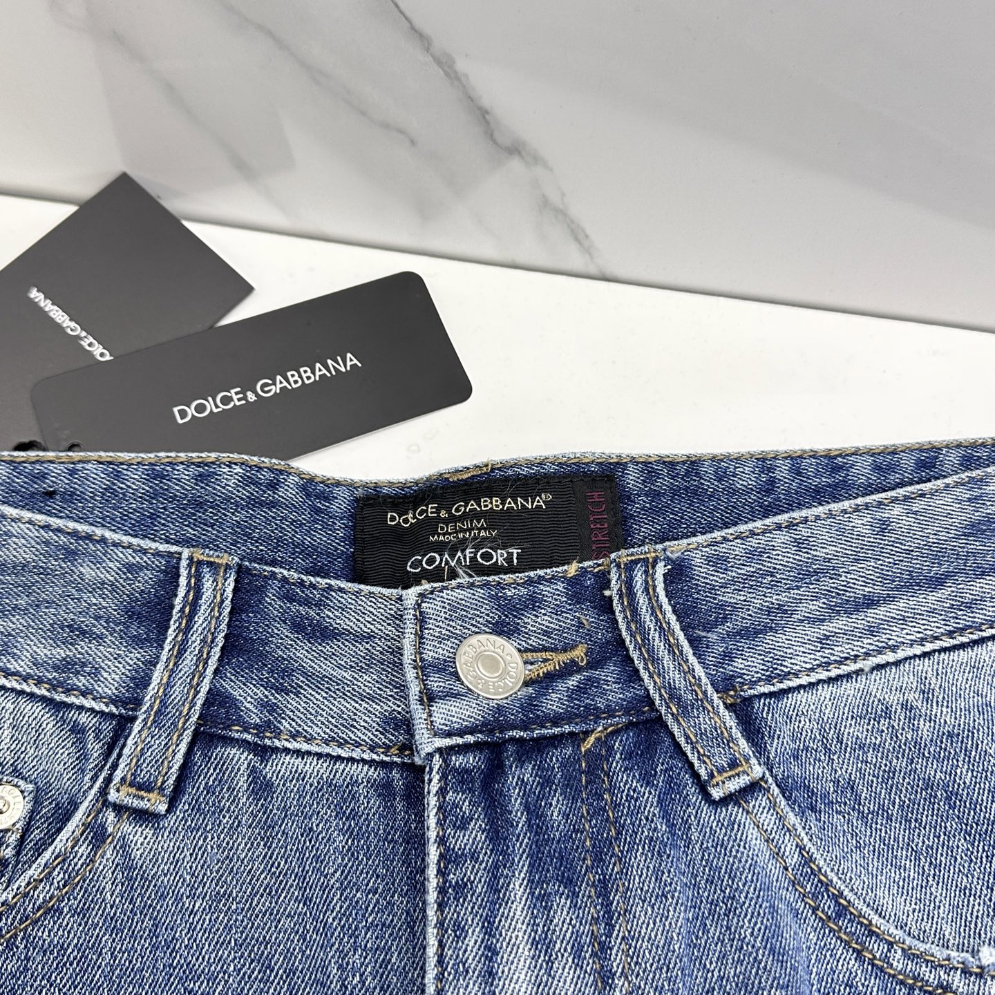 🆕DG杜嘉班纳 🔥高端定制、26早春新款牛仔裤阔腿裤 柜台同步发售 原版定制复刻 客供五金辅料 原单品质