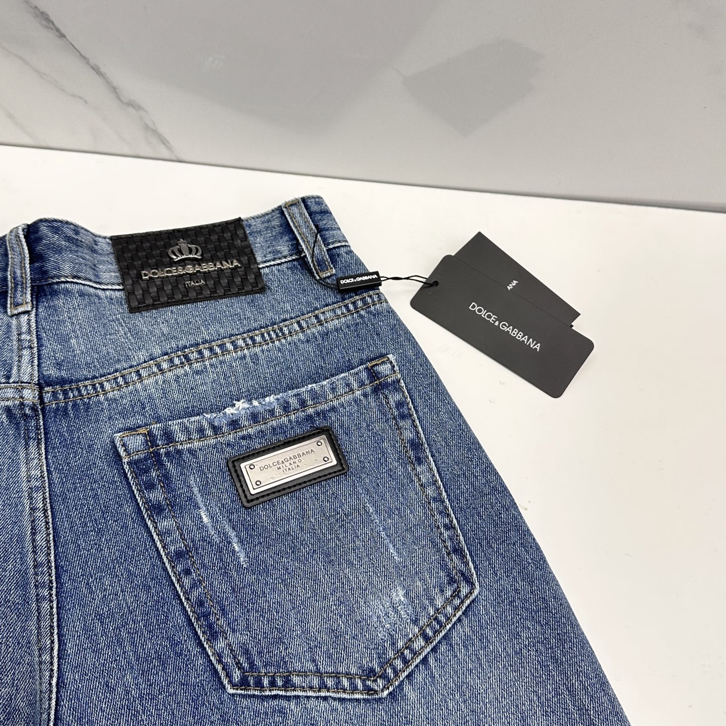 🆕DG杜嘉班纳 🔥高端定制、26早春新款牛仔裤阔腿裤 柜台同步发售 原版定制复刻 客供五金辅料 原单品质