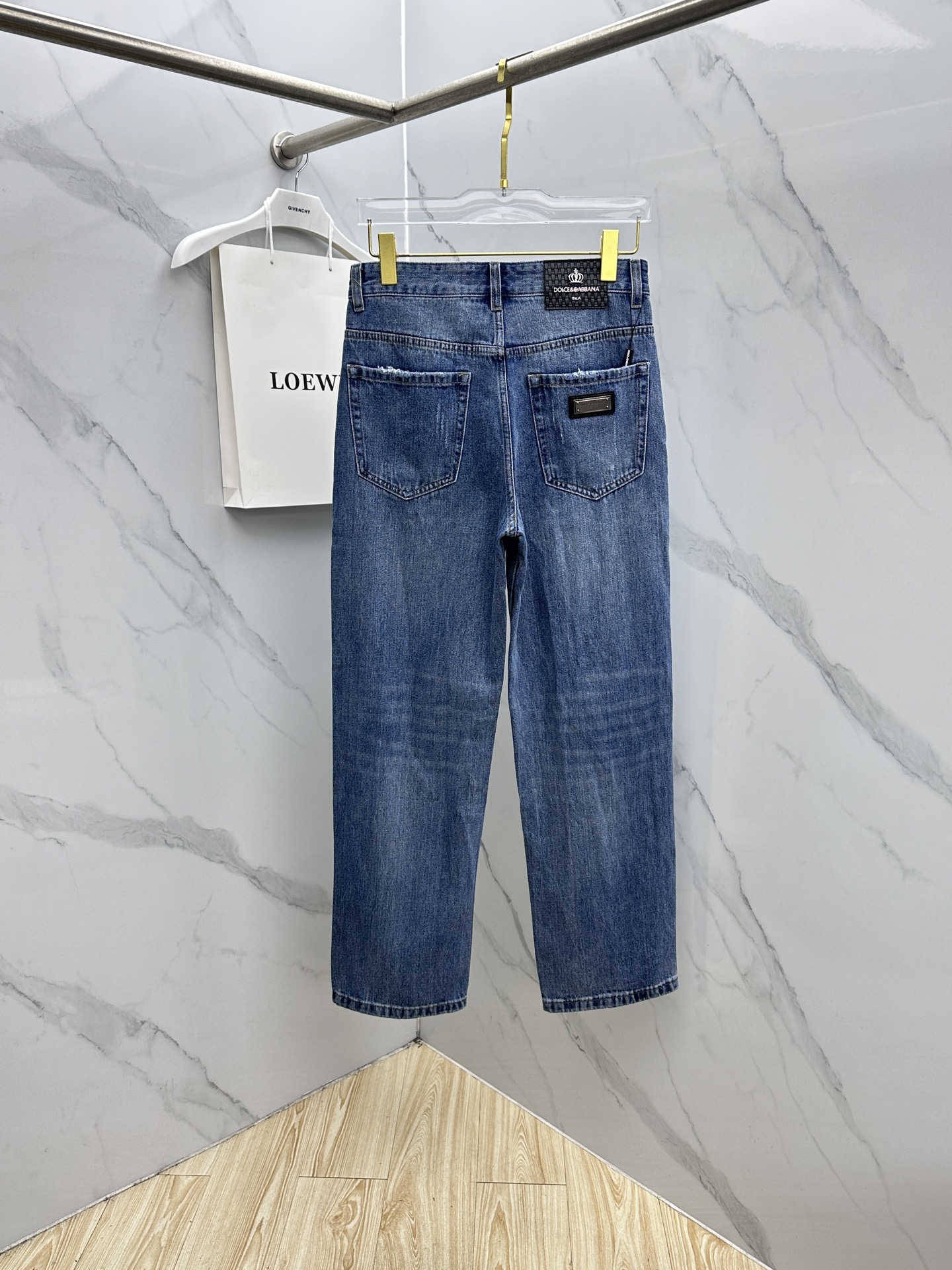 🆕DG杜嘉班纳 🔥高端定制、26早春新款牛仔裤阔腿裤 柜台同步发售 原版定制复刻 客供五金辅料 原单品质