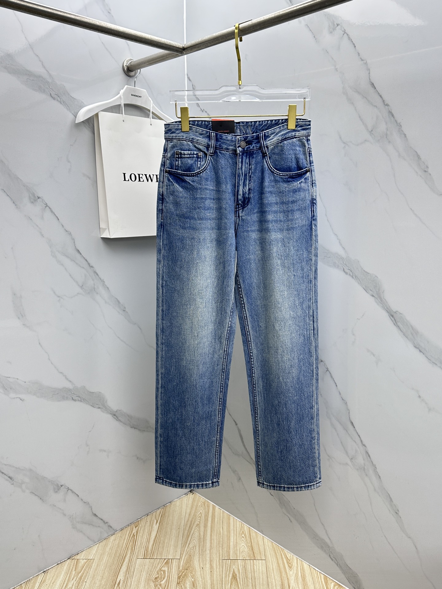 🆕ZEGNA杰尼亚 🔥高端定制、26早春新款牛仔裤阔腿裤 柜台同步发售 原版定制复刻 客供五金辅料 原单